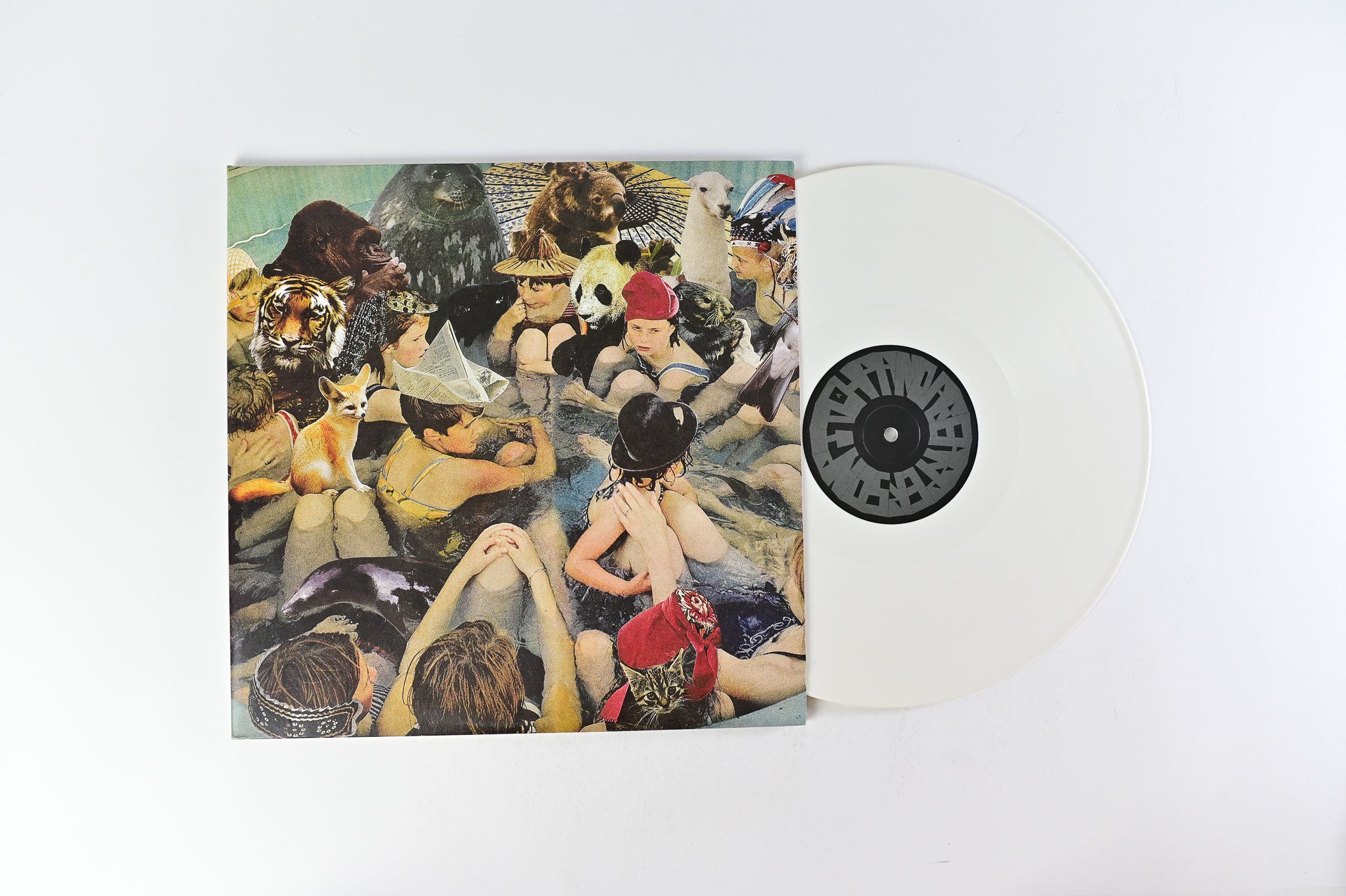 Panda Bear - Person Pitch Club Edition Reissue on My Animal Home White & Blue Vinyl 45 RPM