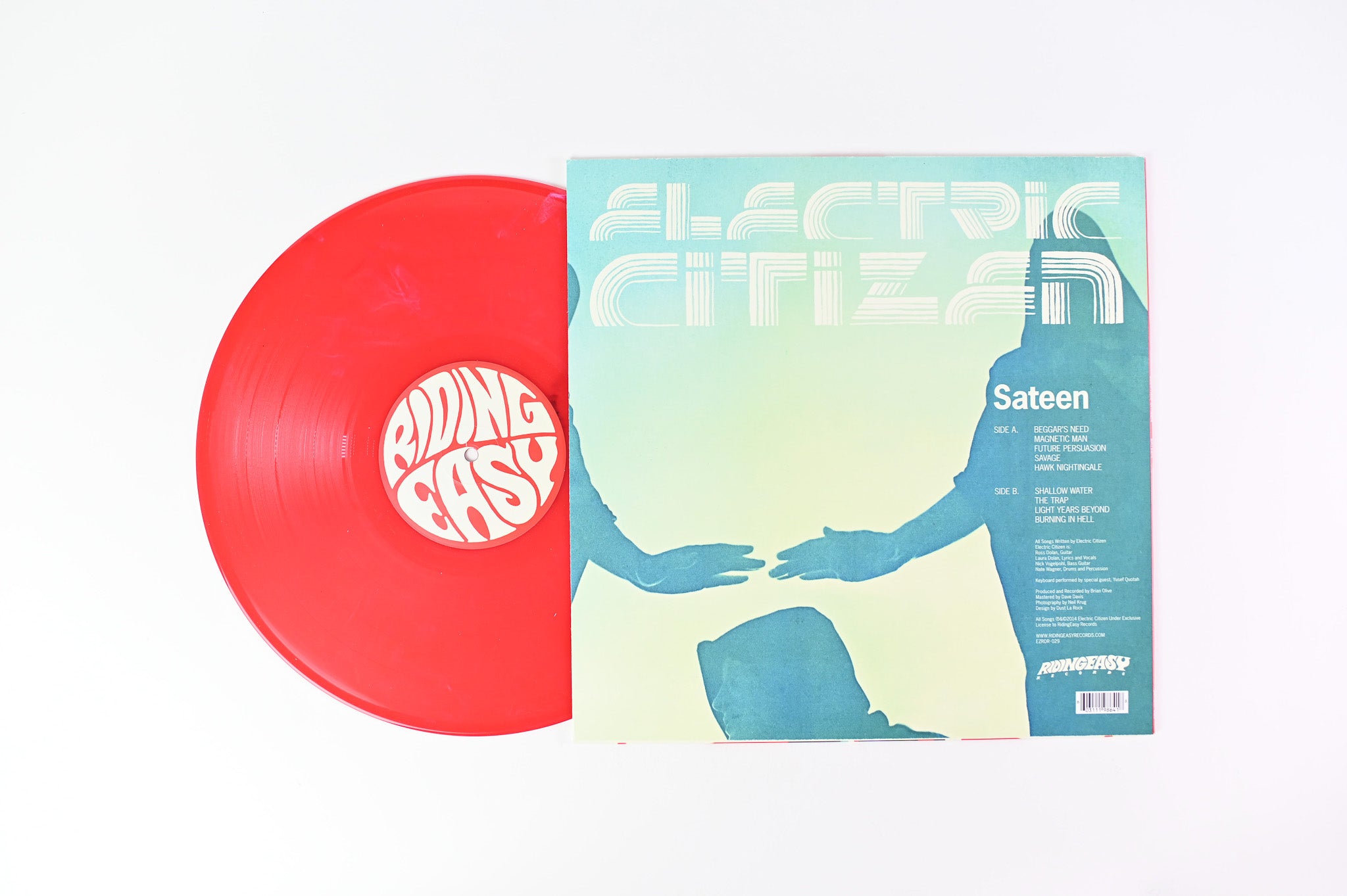Electric Citizen - Sateen on RidingEasy Ltd Red Vinyl