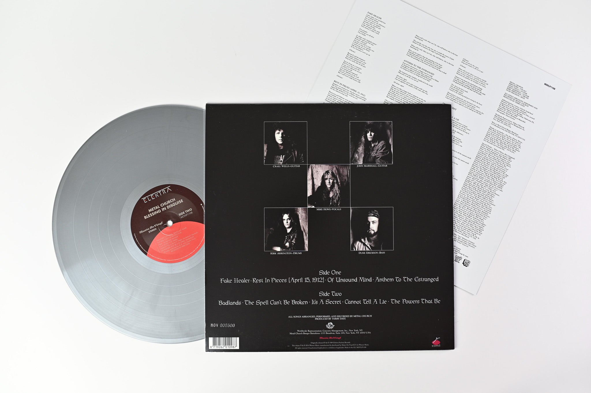 Metal Church - Blessing In Disguise on Music On Vinyl Numbered Silver Reissue