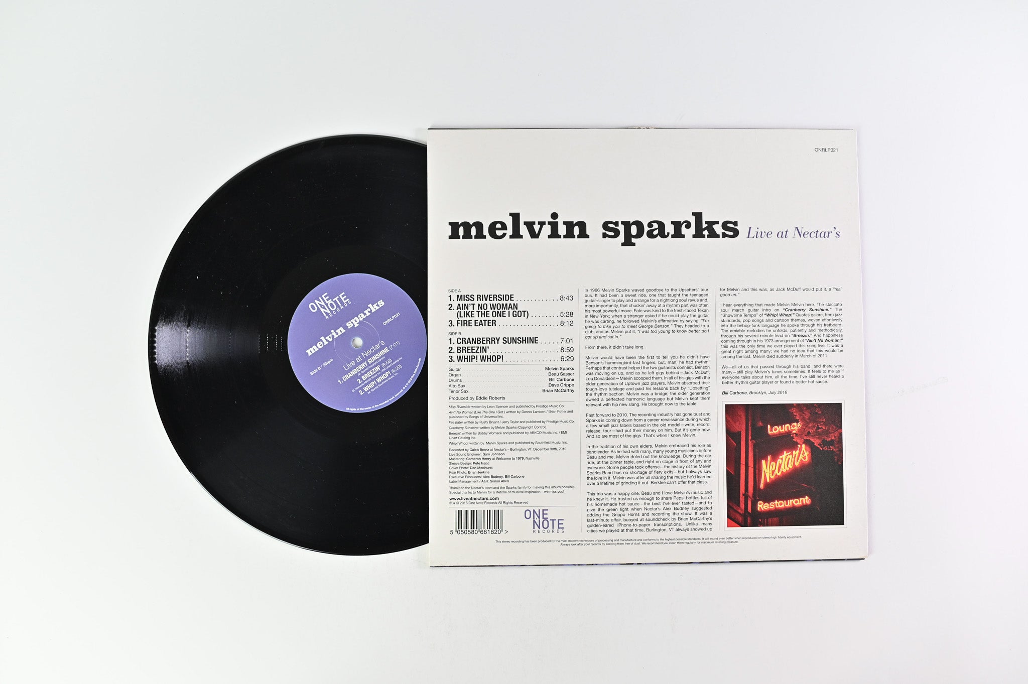 Melvin Sparks - Live At Nectar's on One Note Records