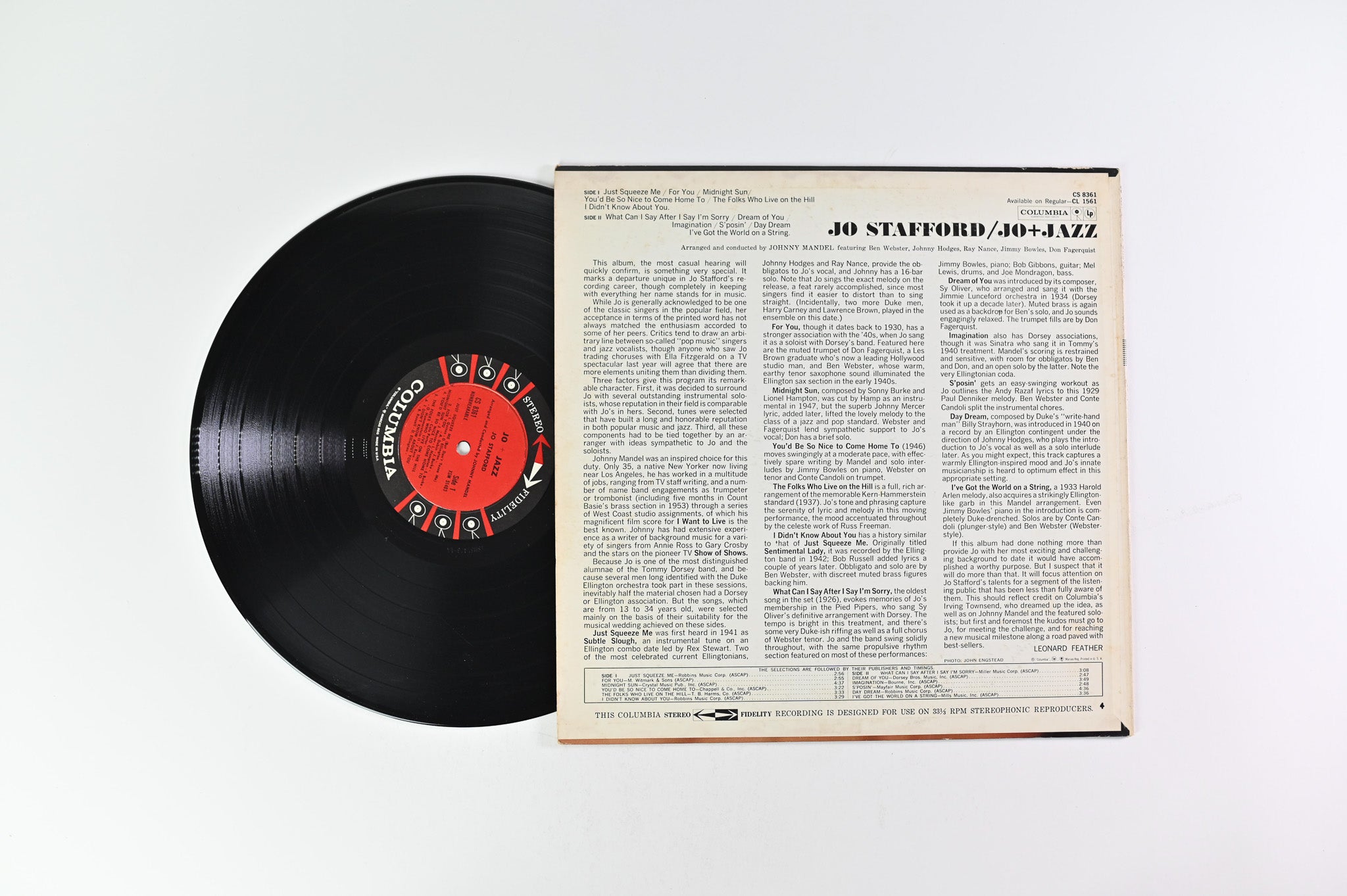 Jo Stafford - Jo + Jazz on Columbia