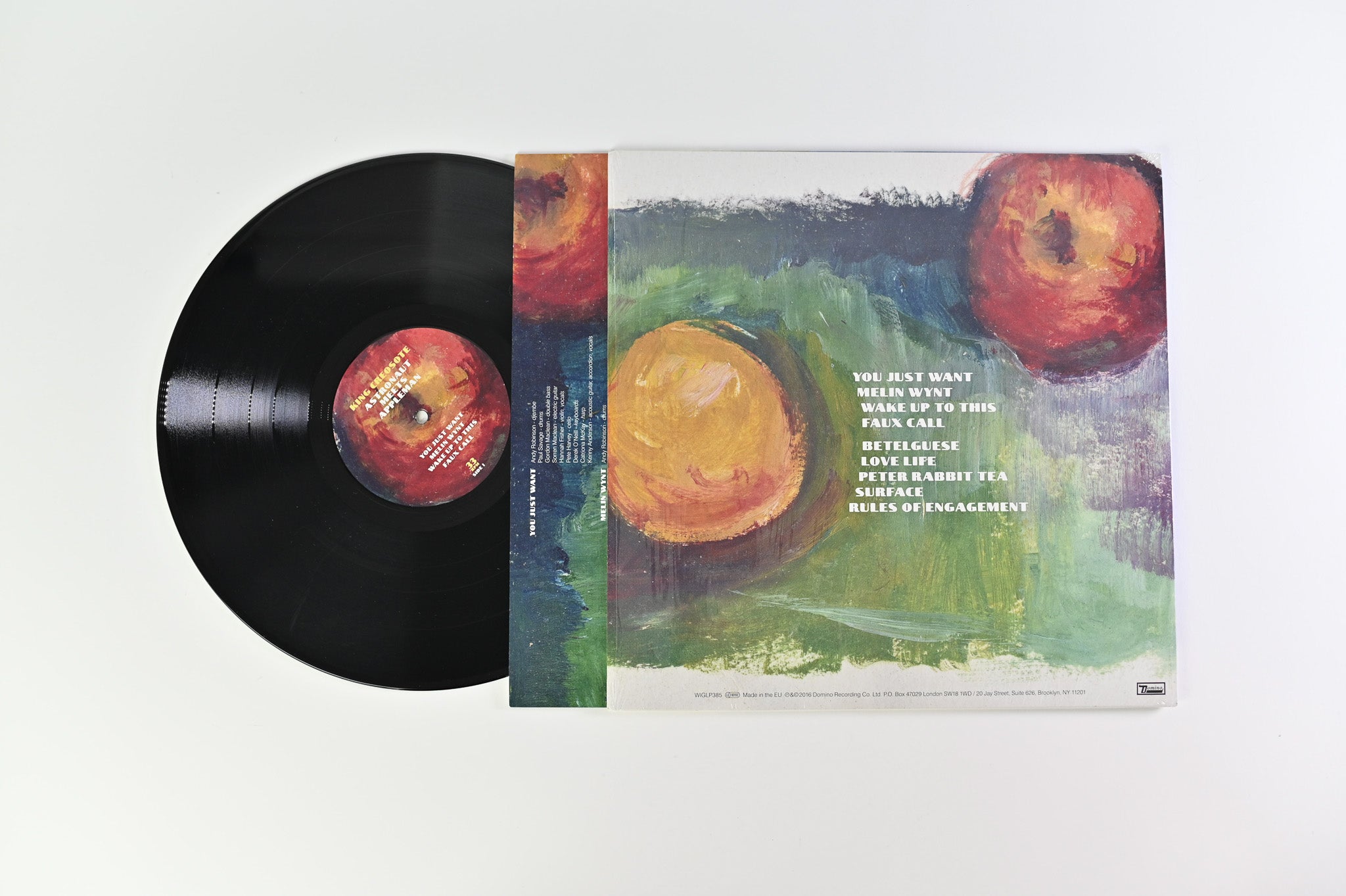 King Creosote - Astronaut Meets Appleman on Domino Deluxe Edition With Etched 10"