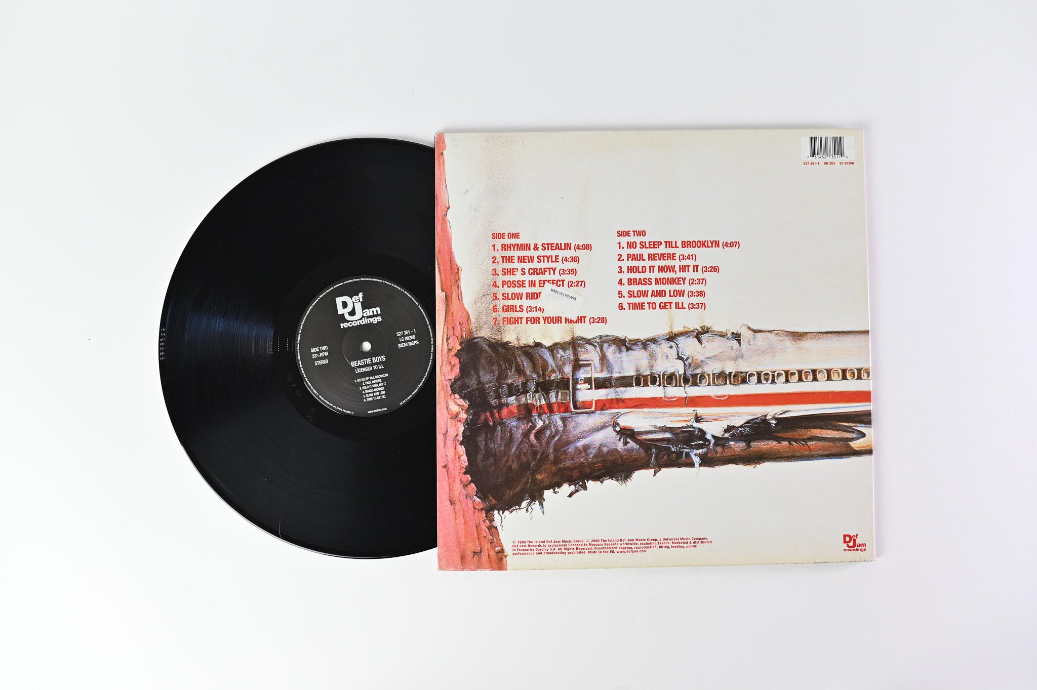 Beastie Boys - Licensed To Ill on Def Jam Ltd Numbered Reissue