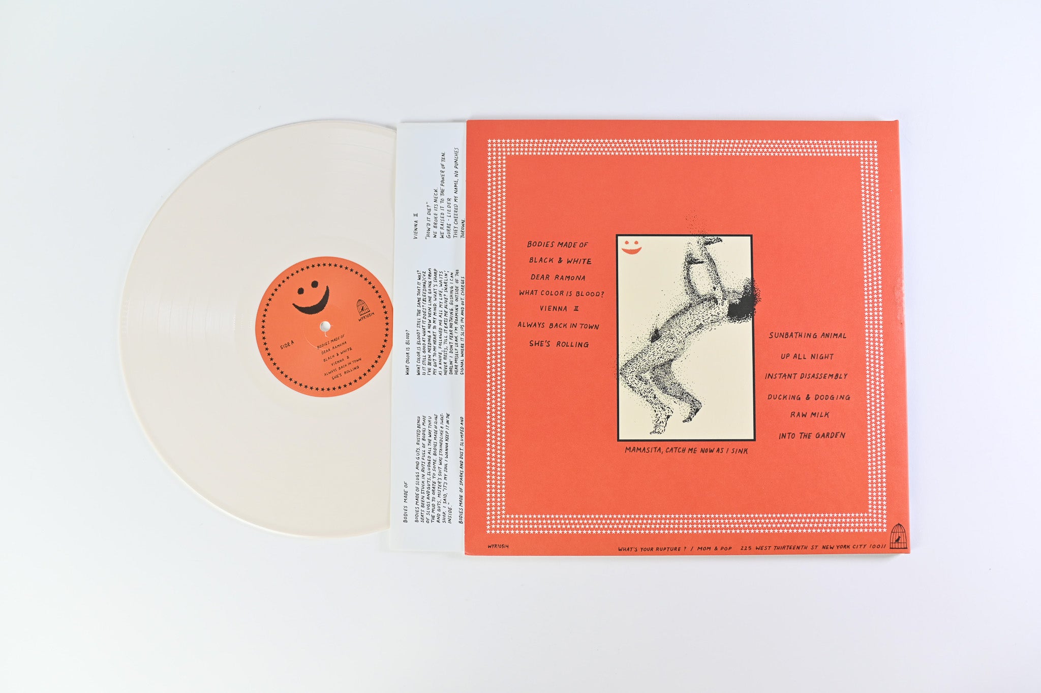 Parquet Courts - Sunbathing Animal on What's Your Rupture Ltd Bone White
