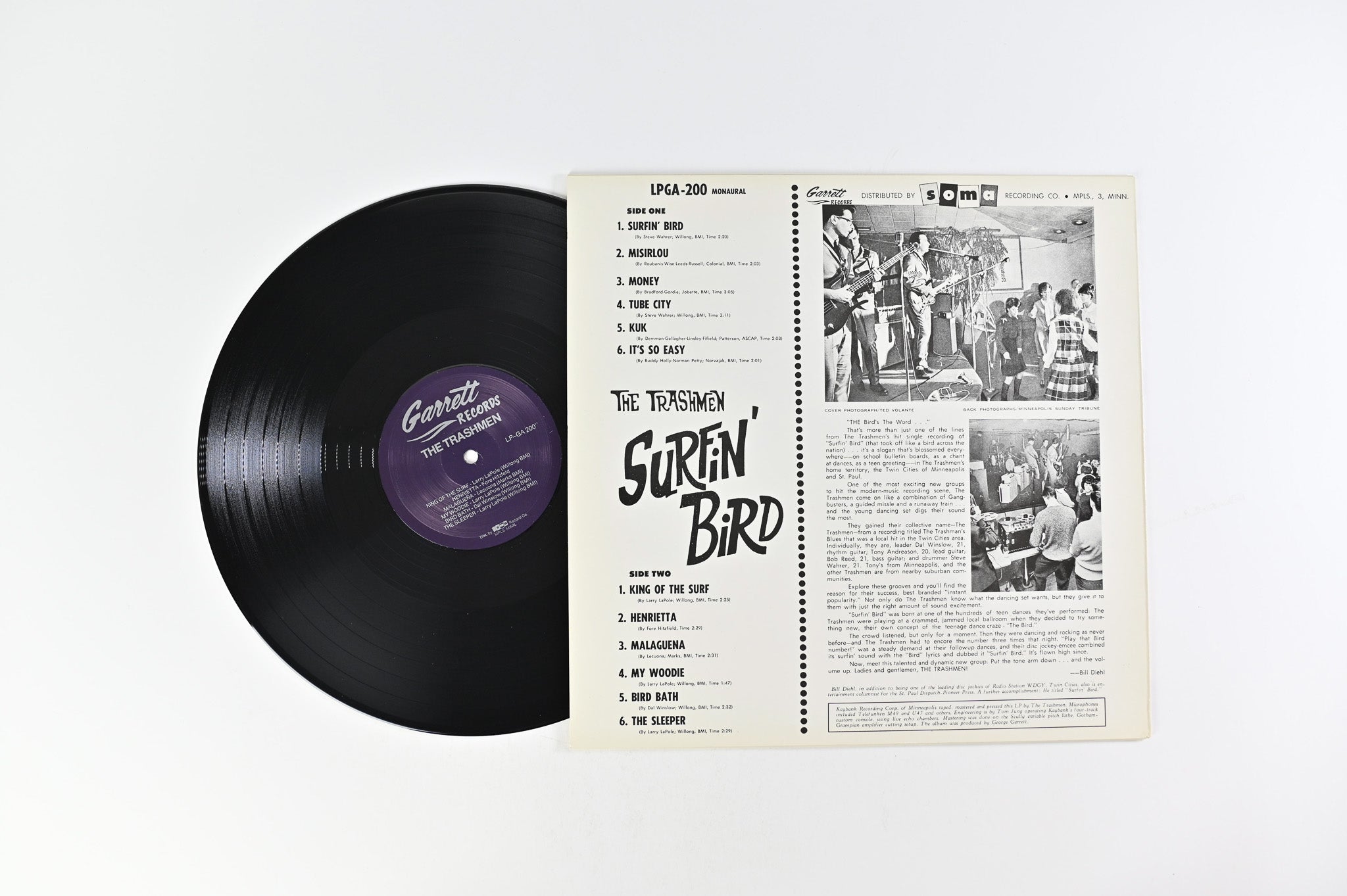 The Trashmen - Surfin' Bird on Garrett Mono Reissue