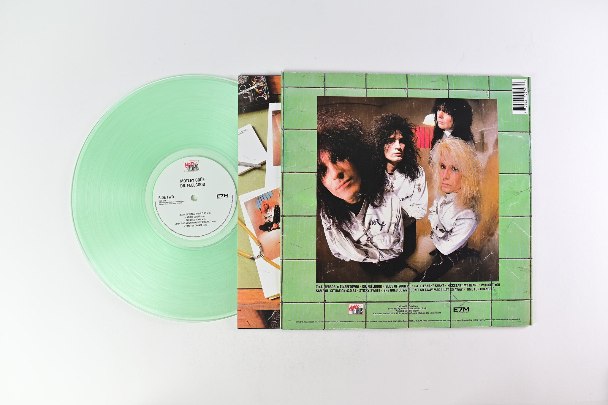 Mötley Crüe - Dr. Feelgood Reissue on Motley Records Coke Bottle Green Vinyl