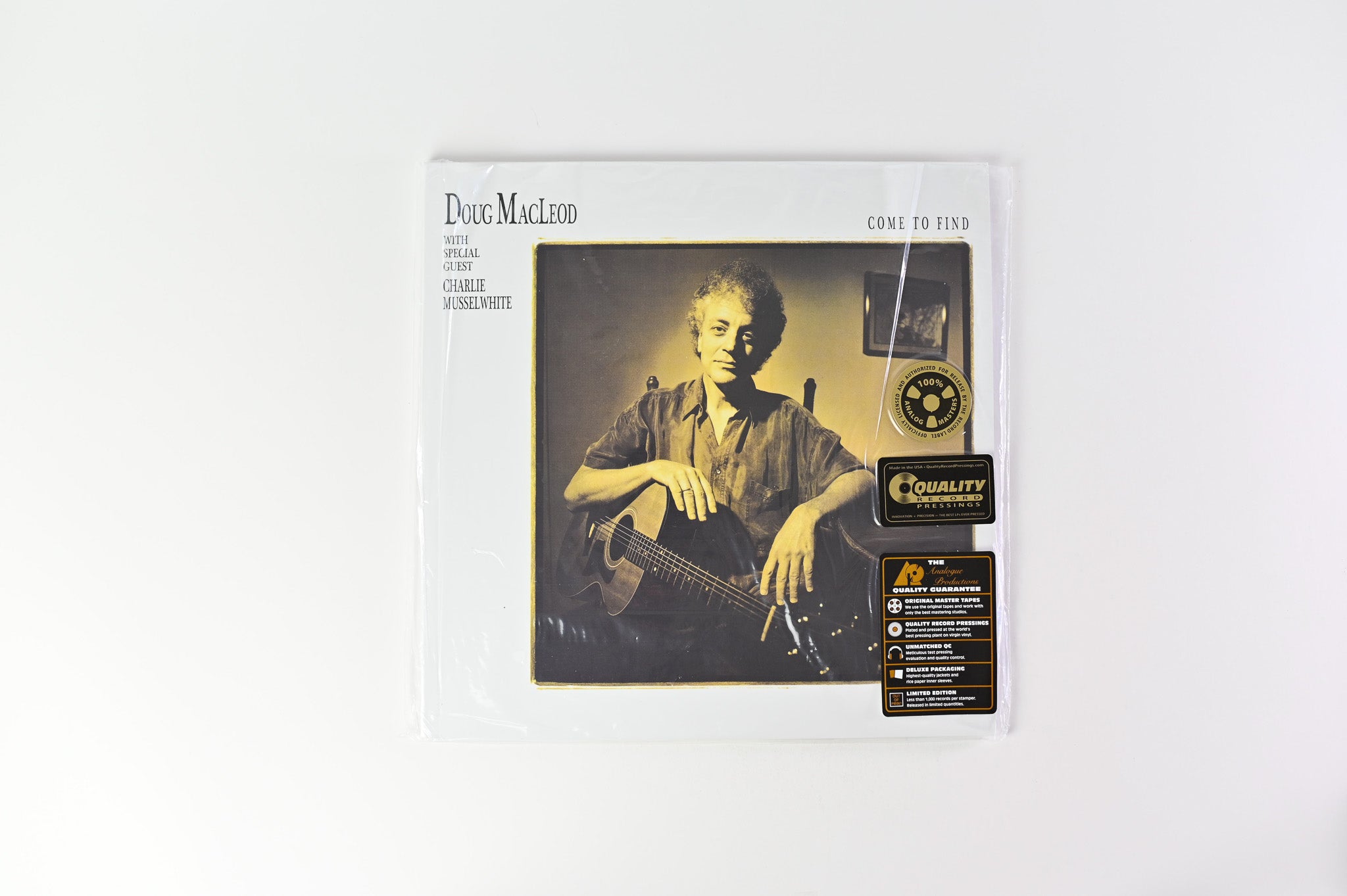 Doug MacLeod - Come To Find on Analogue Productions Quality Record Pressings Reissue