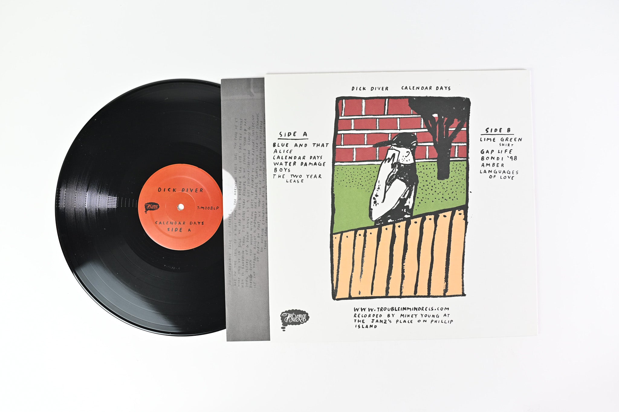 Dick Diver - Calendar Days on Trouble In Mind Ltd Reissue