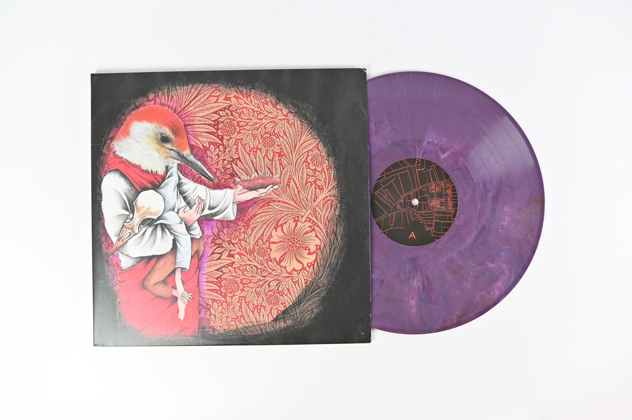 Dreamend - The Long Forgotten Friend on Graveface Ltd Marbled Pink and Purple Vinyl