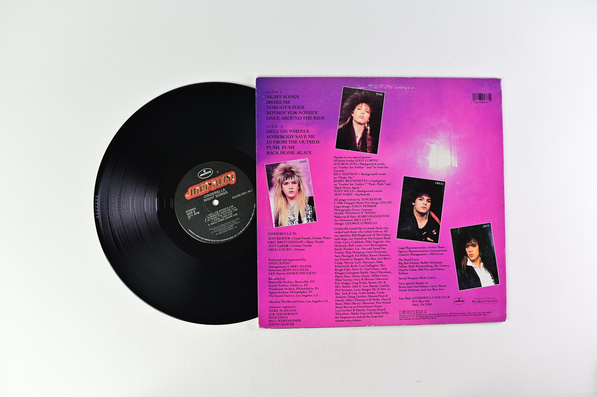 Cinderella - Night Songs on Mercury