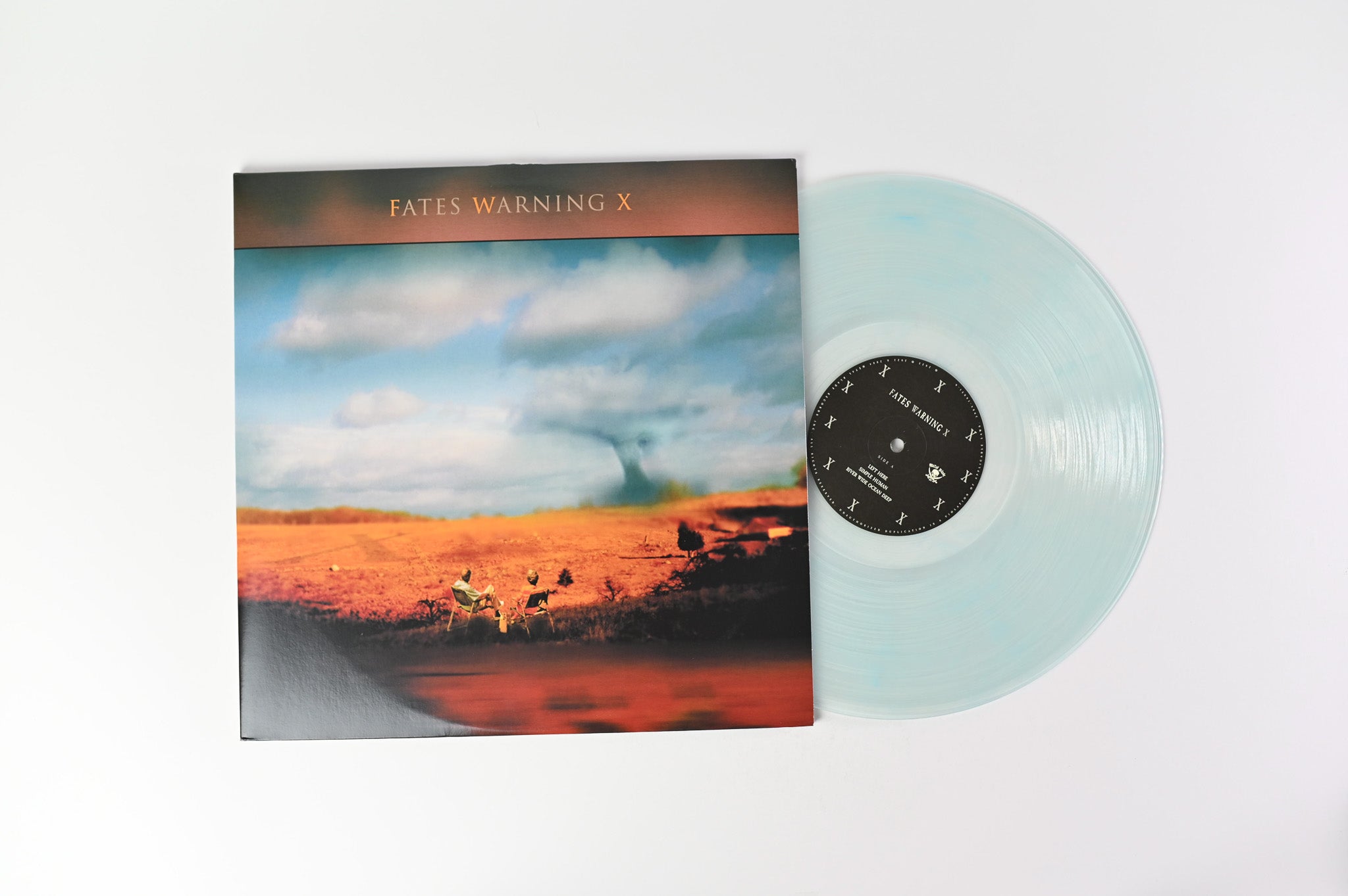 Fates Warning - FWX on Metal Blade Ltd Clear With Blue Smoke Reissue