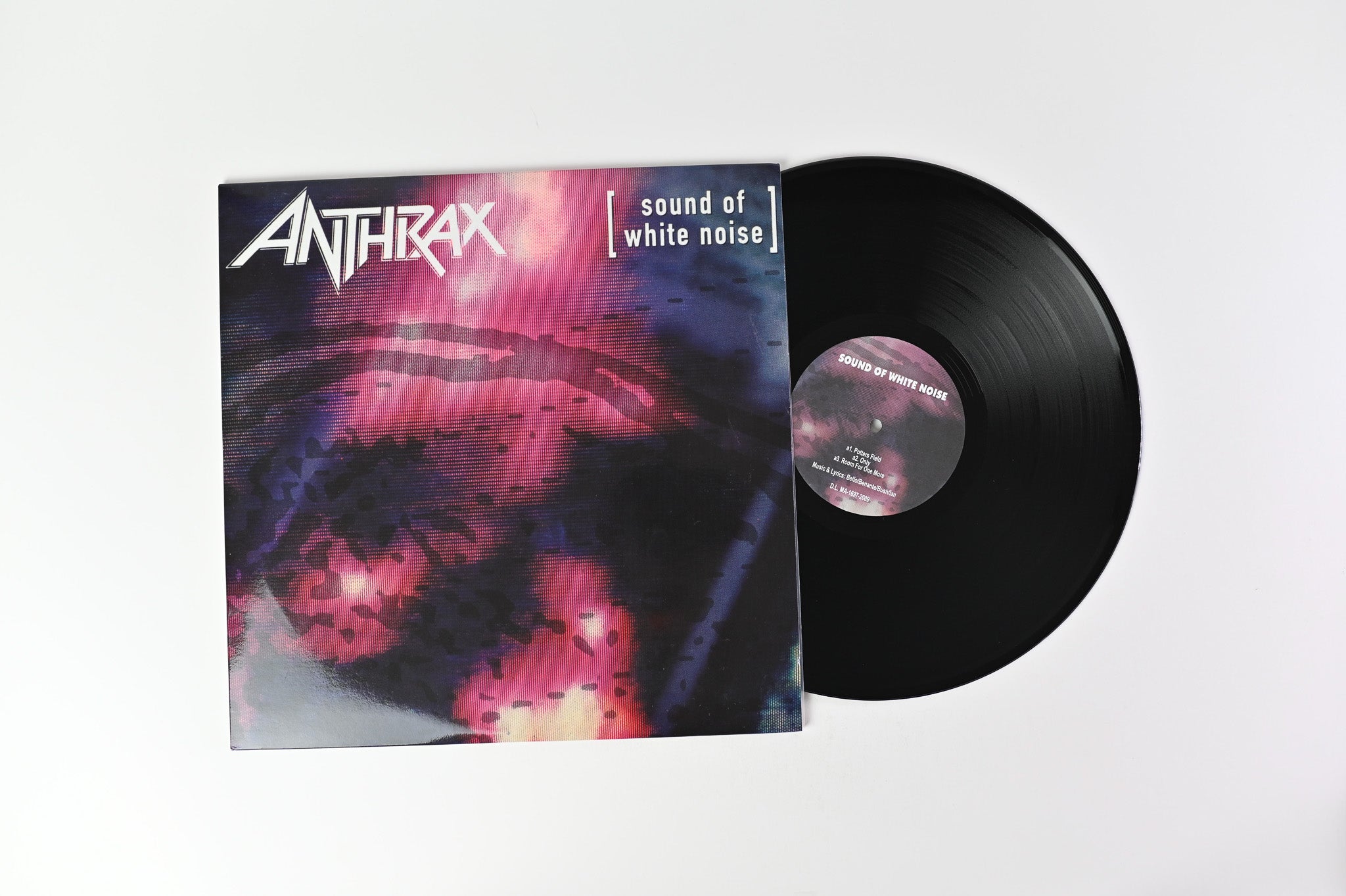 Anthrax - Sound Of White Noise on Black Sleeves Reissue