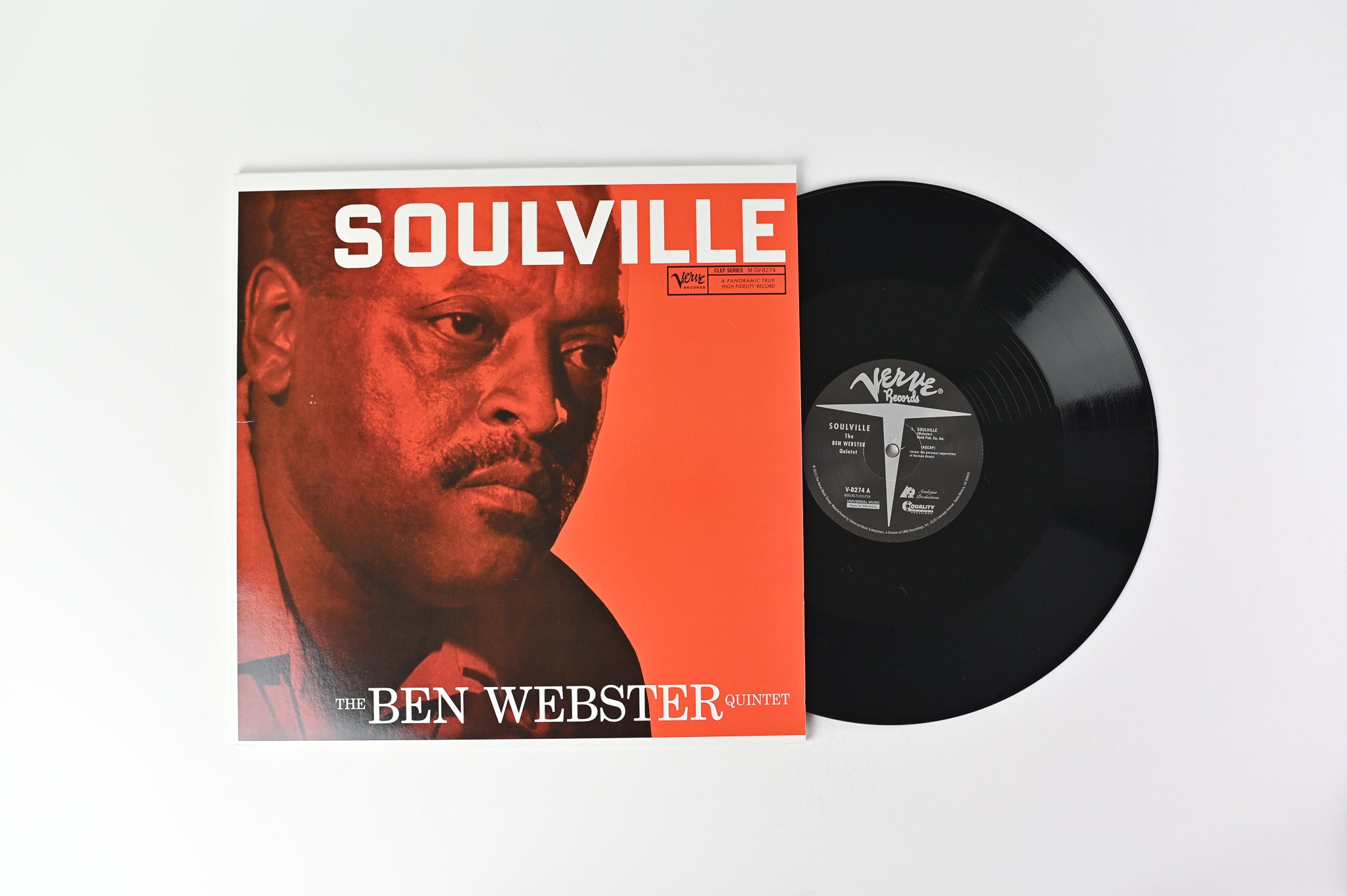 The Ben Webster Quintet - Soulville on Analogue Productions 45 RPM Remastered Reissue
