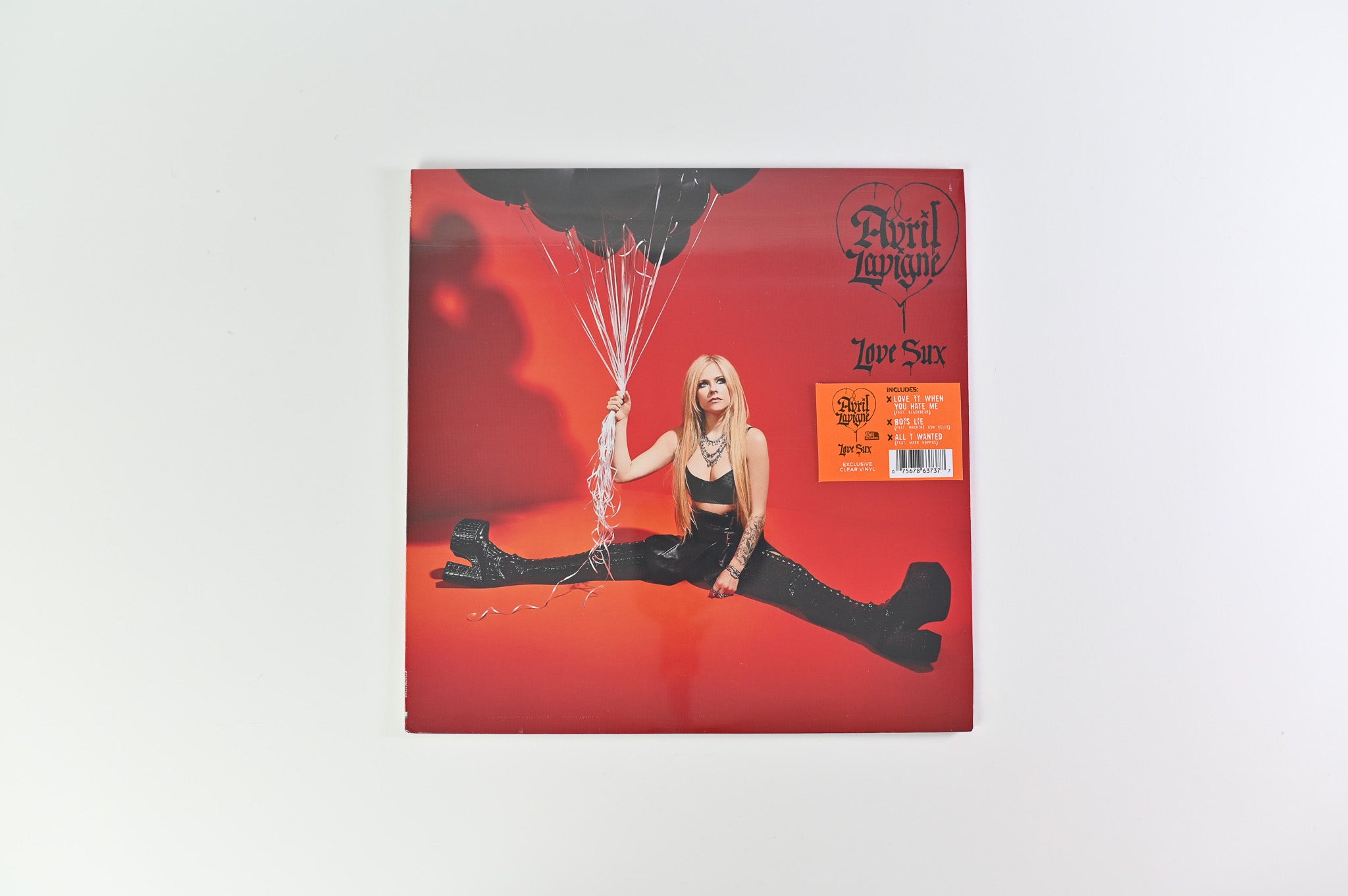 Avril Lavigne - Love Sux on DTA Ltd Clear Vinyl Sealed