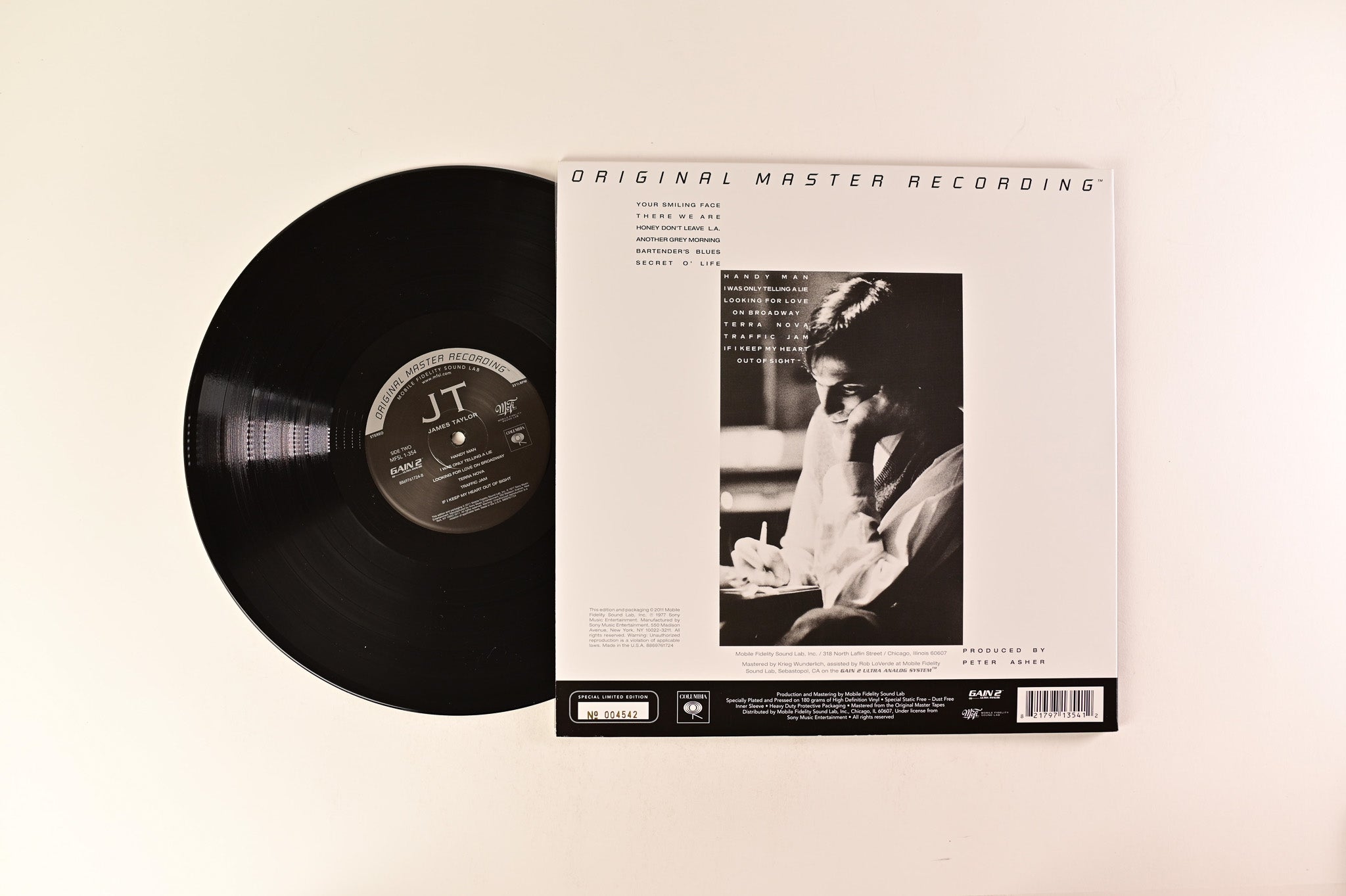 James Taylor - JT Reissue Numbered on Mobile Fidelity Sound Lab