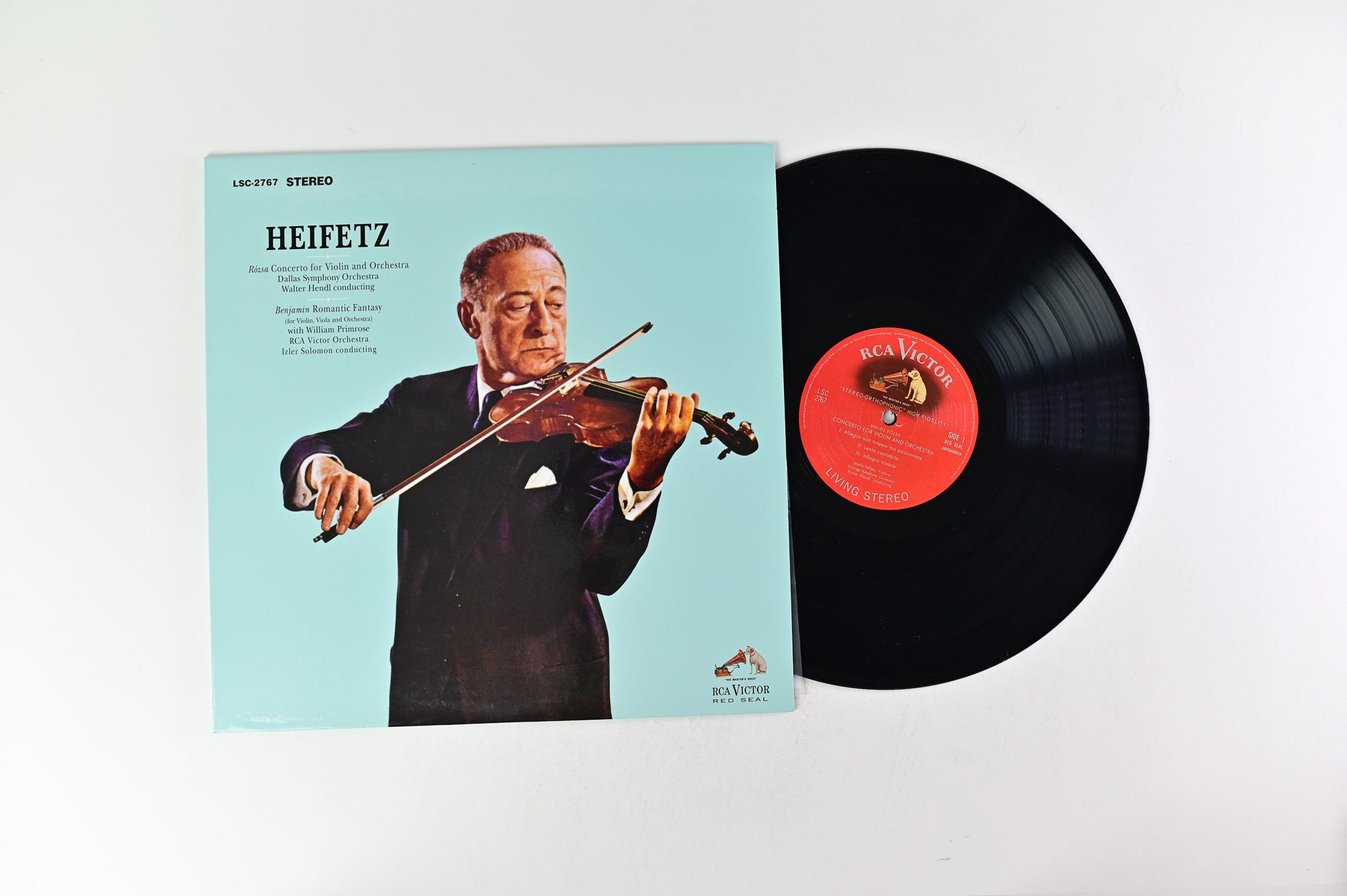 Jascha Heifetz - Concerto For Violin And Orchestra / Romantic Fantasy Reissue on Analogue Productions