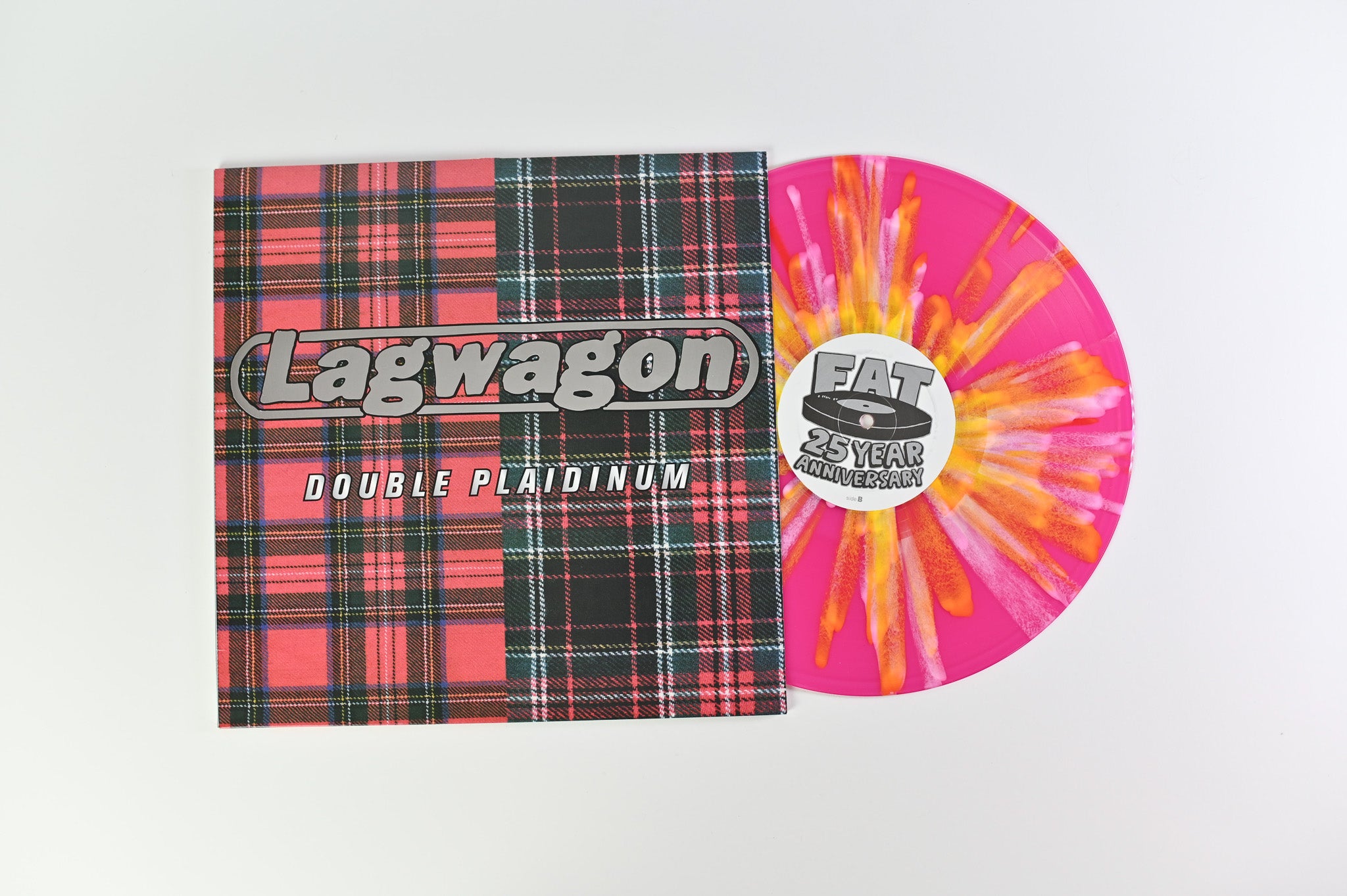 Lagwagon - Double Plaidinum on Fat Wrech Chords Purple Translucent With Orange & White Splatter Reissue