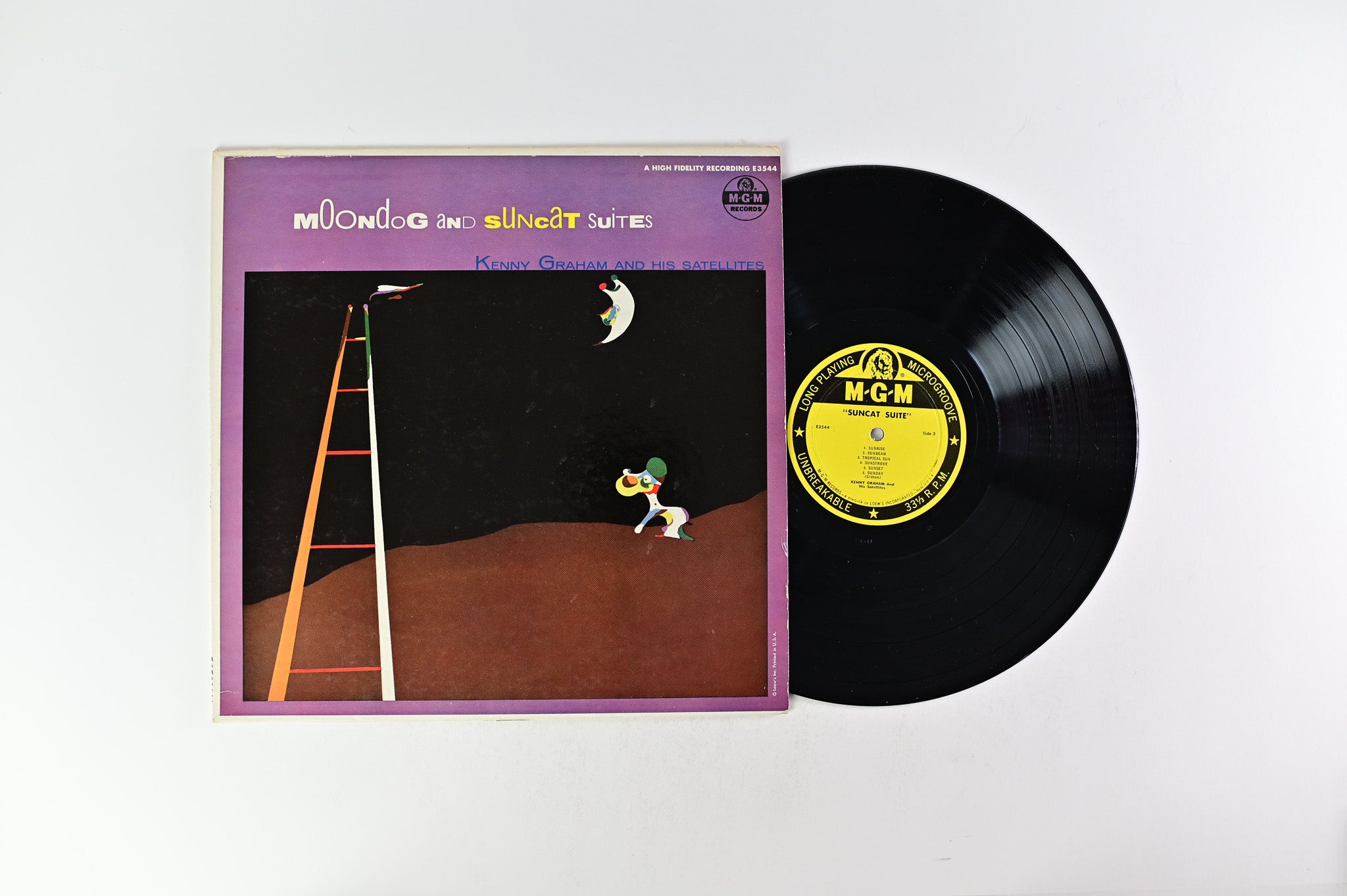 Kenny Graham And His Satellites - Moondog And Suncat Suites on MGM Records Mono