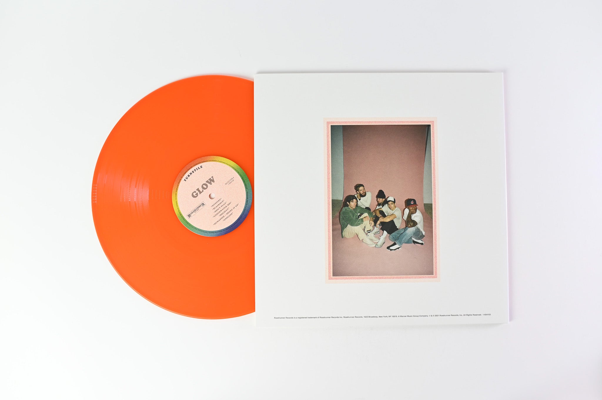 Turnstile - Glow On on Roadrunner Orange Translucent Vinyl