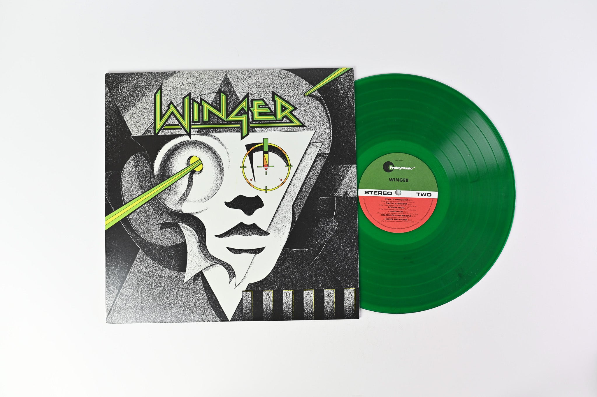 Winger - Winger on Friday Music Translucent Emerald Green Vinyl