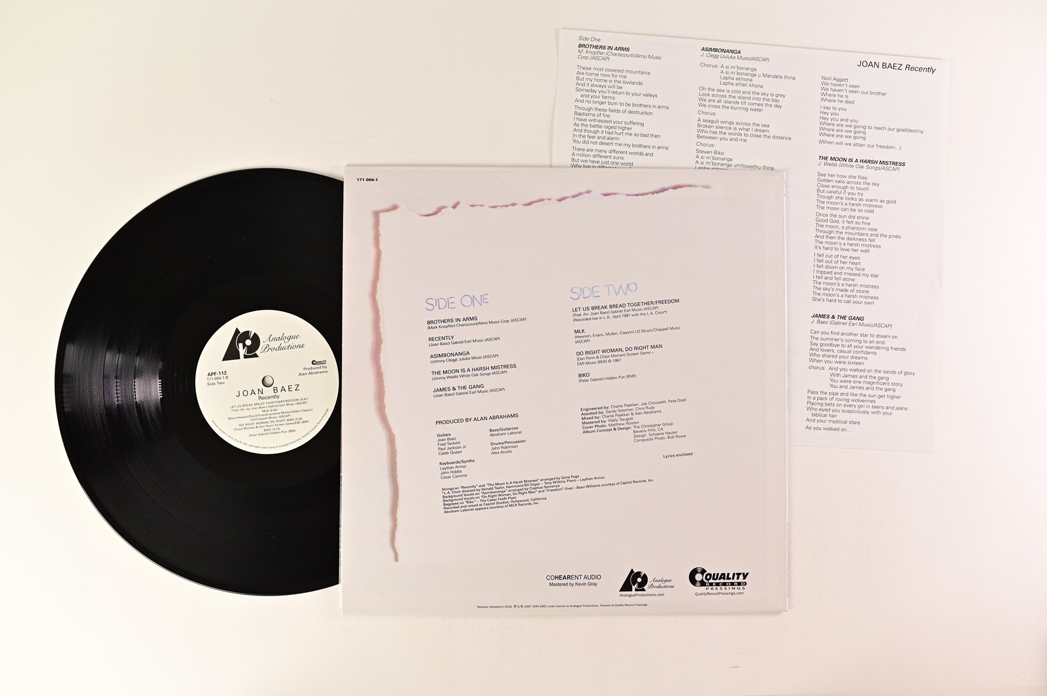 Joan Baez - Recently Reissue on Analogue Productions