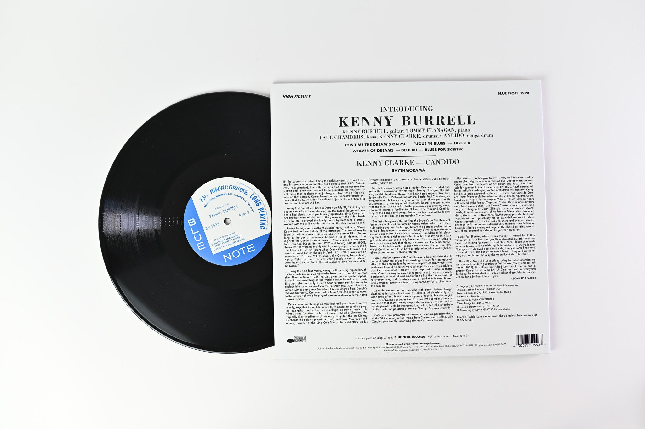 Kenny Burrell - Introducing Kenny Burrell on Blue Note Tone Poet Series Reissue