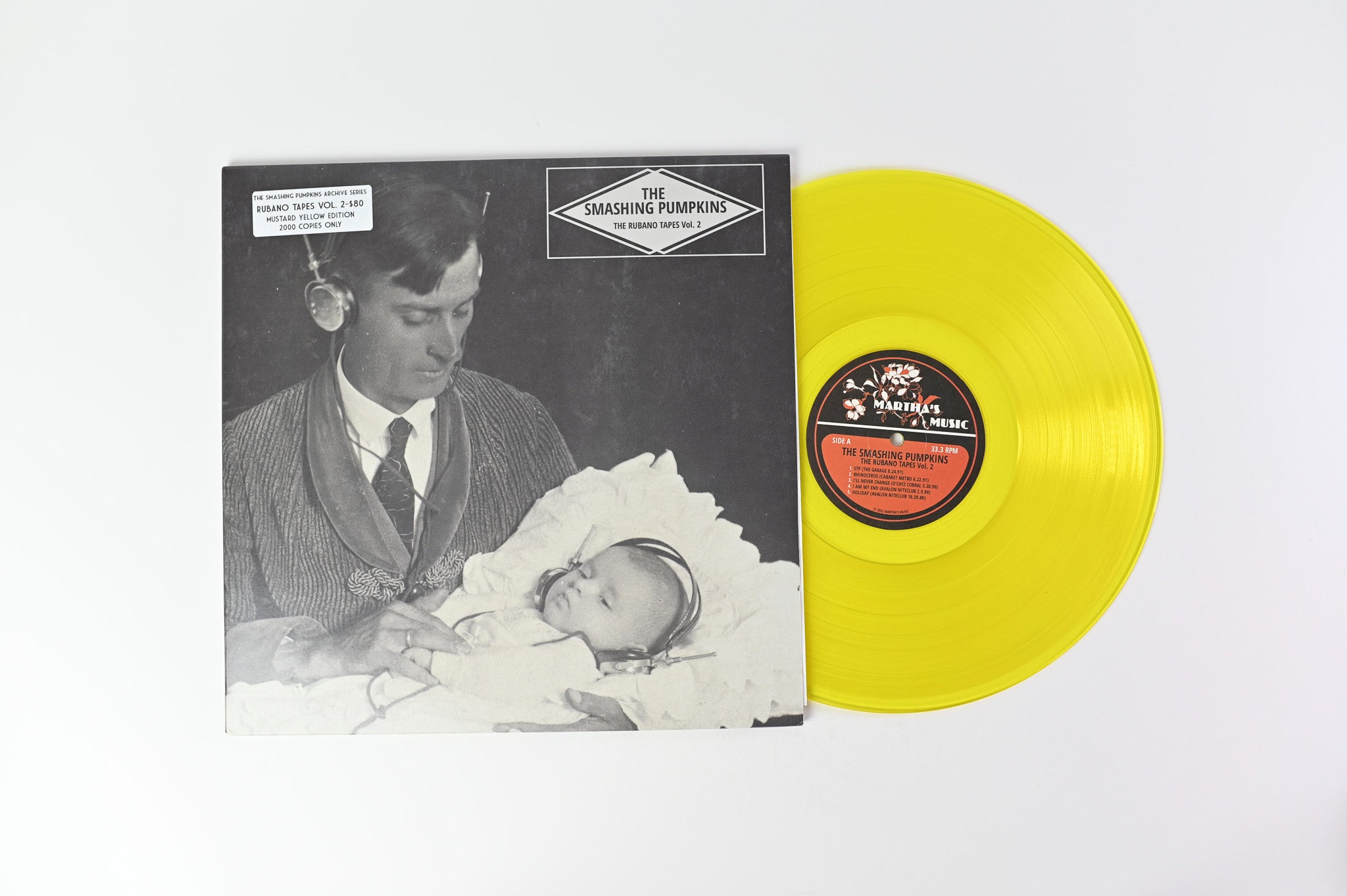 The Smashing Pumpkins - The Rubano Tapes Vol. 2 on Martha's Music Ltd Yellow Mustard Vinyl