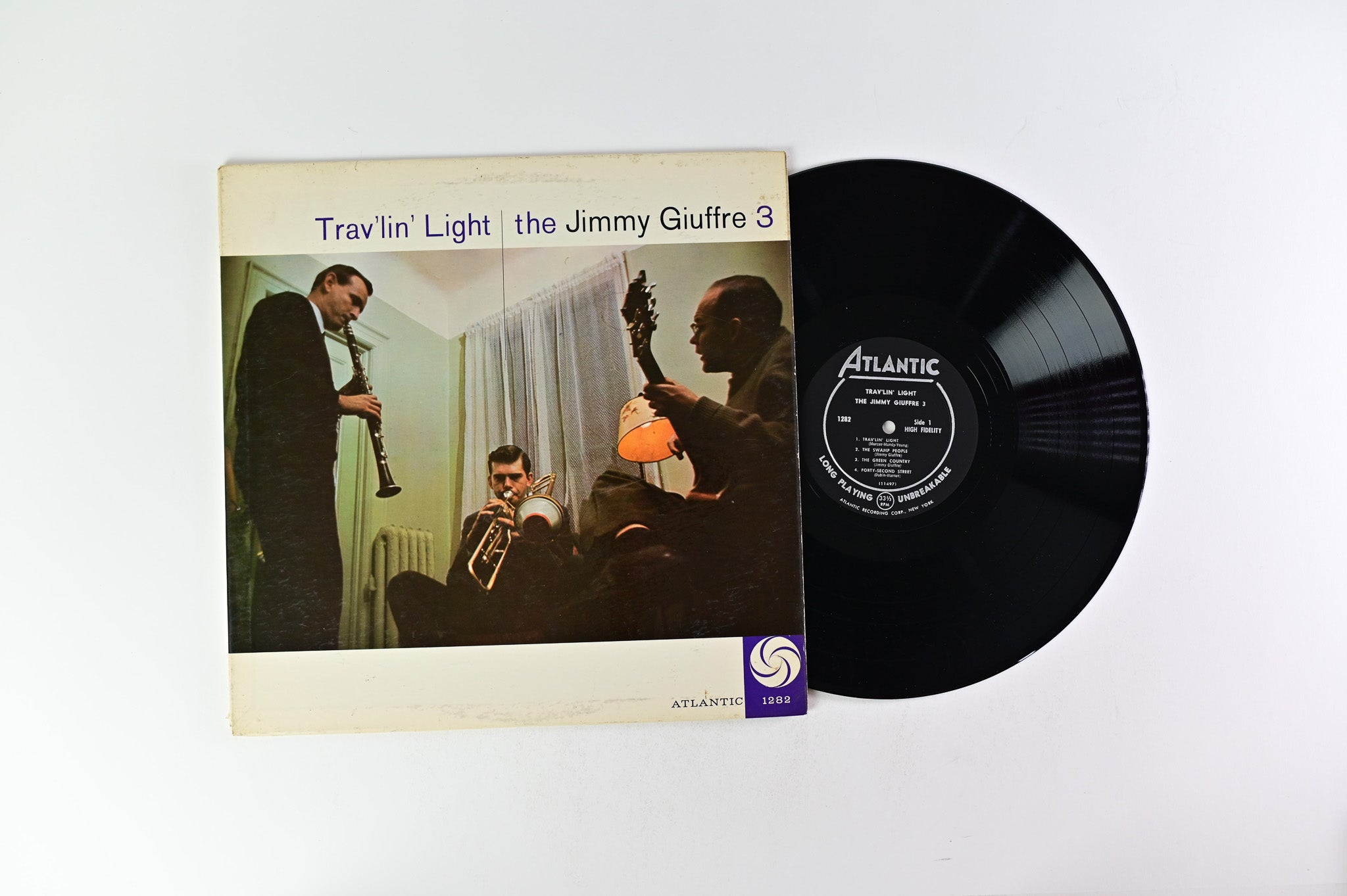 The Jimmy Giuffre Trio - Trav'lin' Light on Atlantic Mono