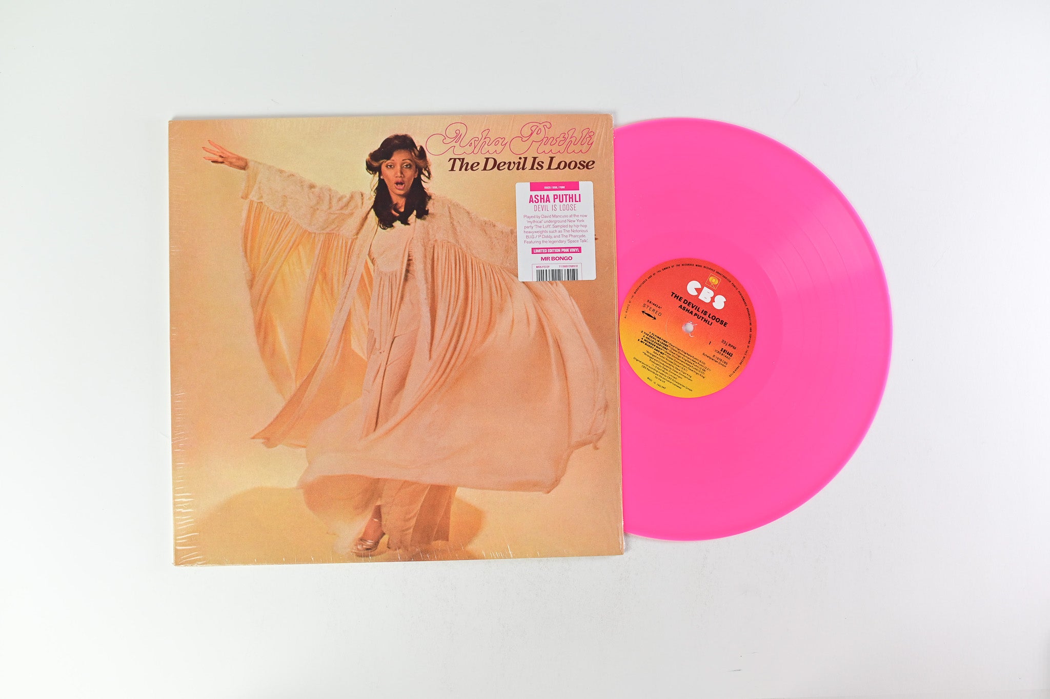 Asha Puthli - The Devil Is Loose Reissue on Mr Bongo Pink Vinyl