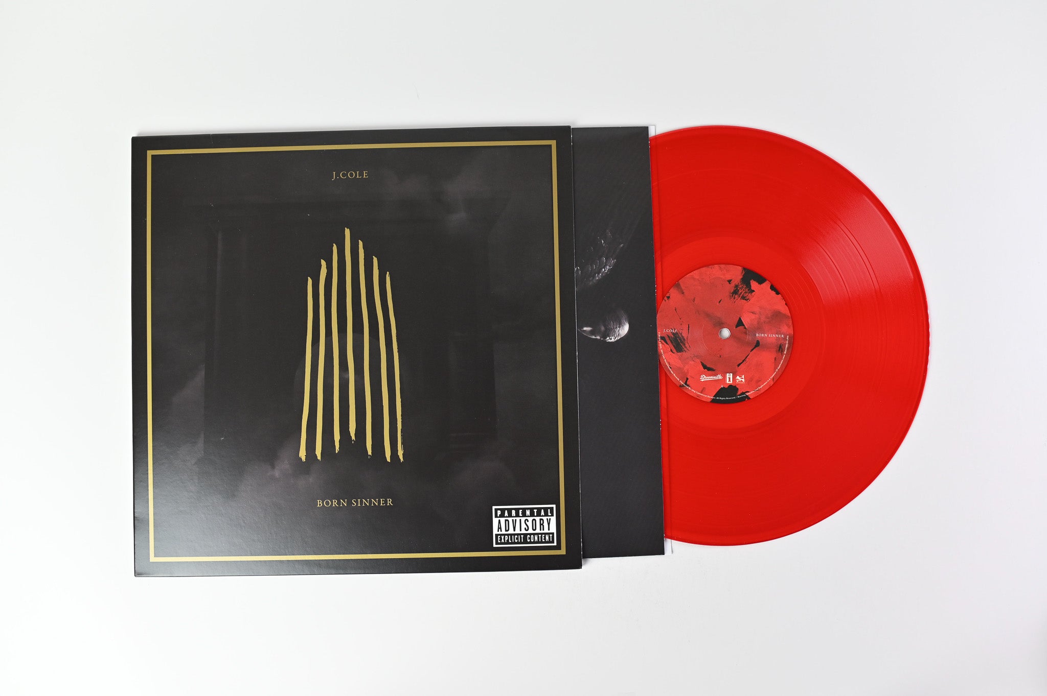 J. Cole - Born Sinner on Dreamville Ltd Red Translucent Reissue