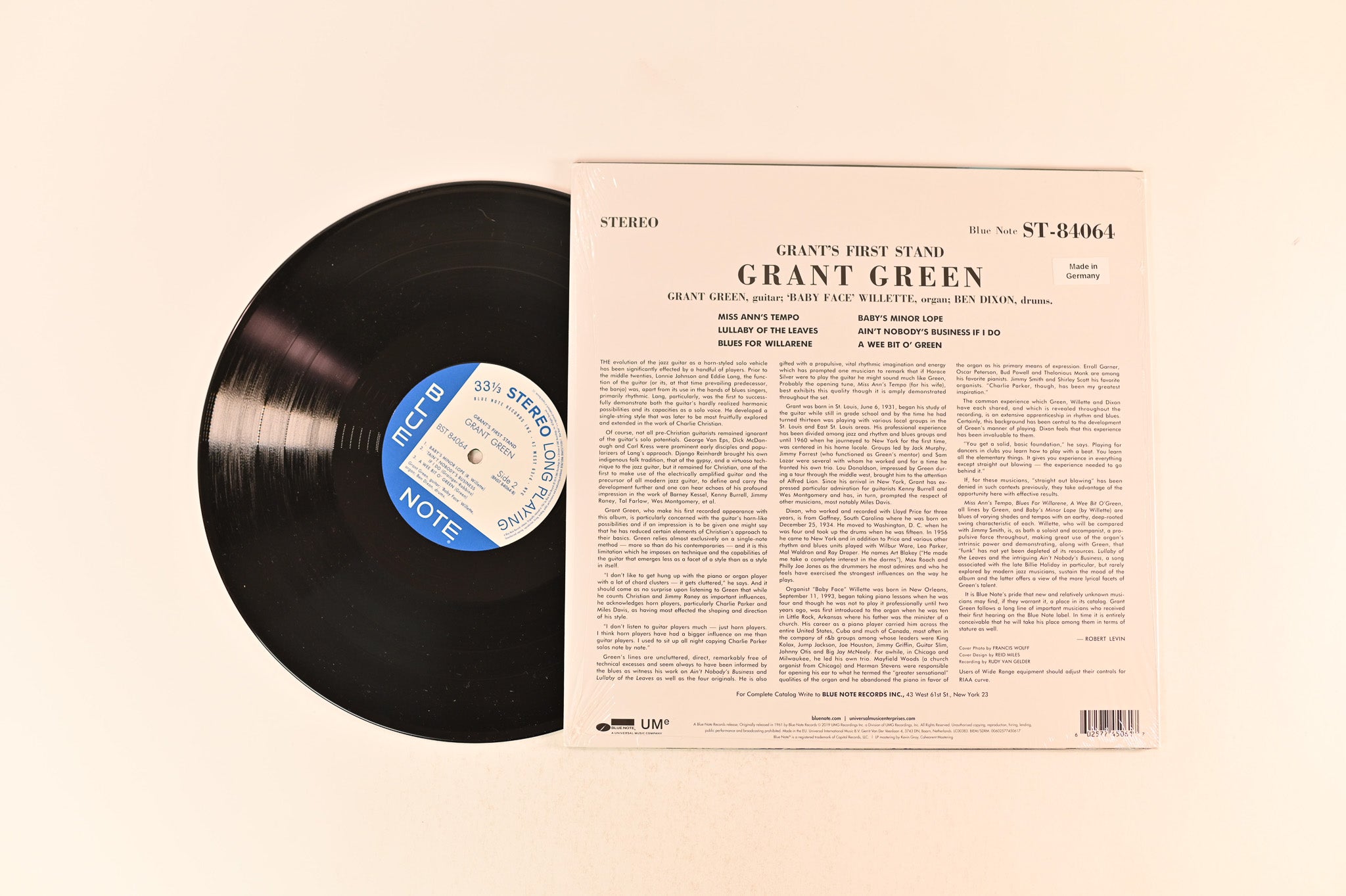 Grant Green - Grant's First Stand on Blue Note - 80 Vinyl Reissue Series