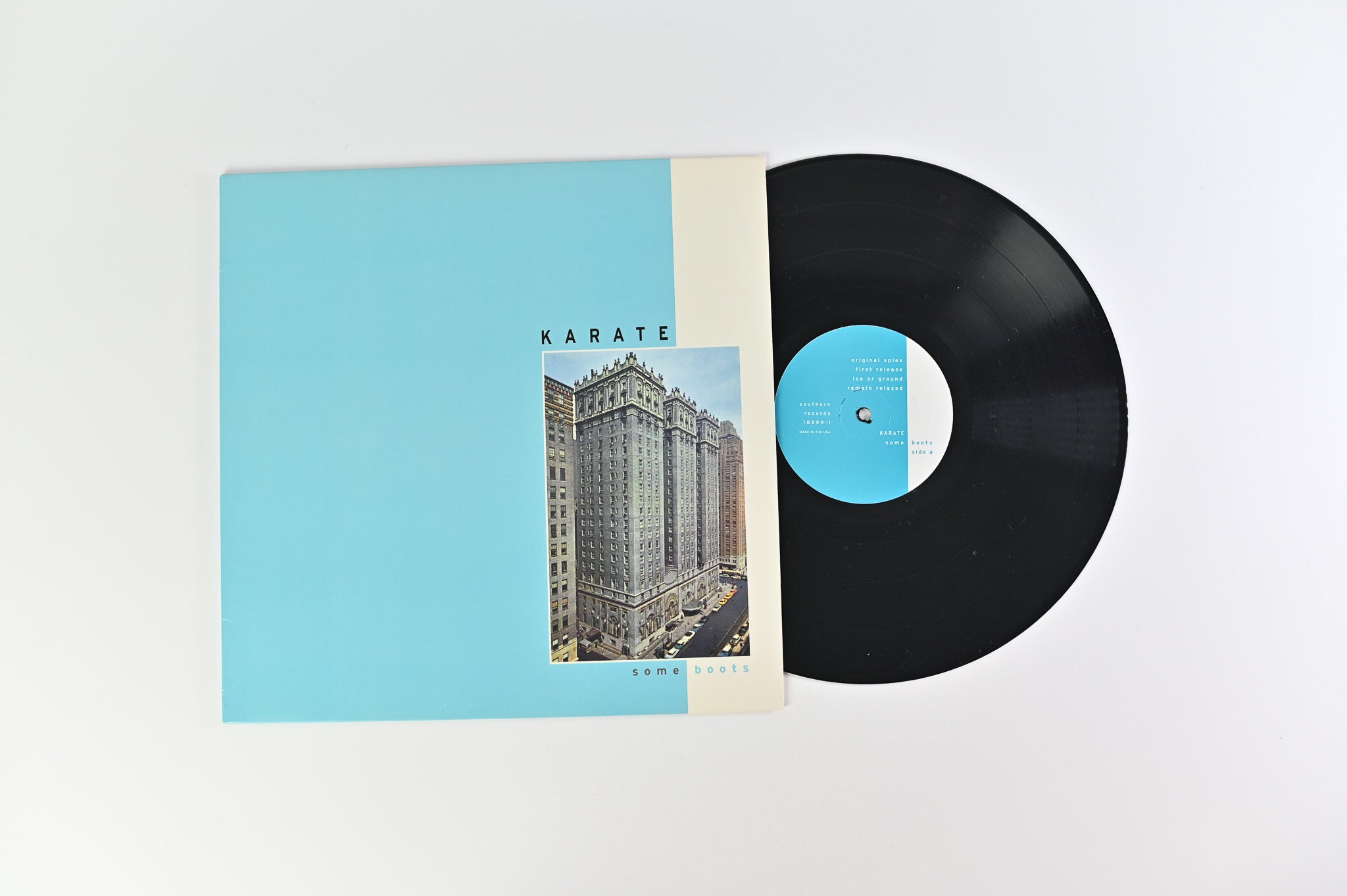 Karate - Some Boots on Southern Records Original Press