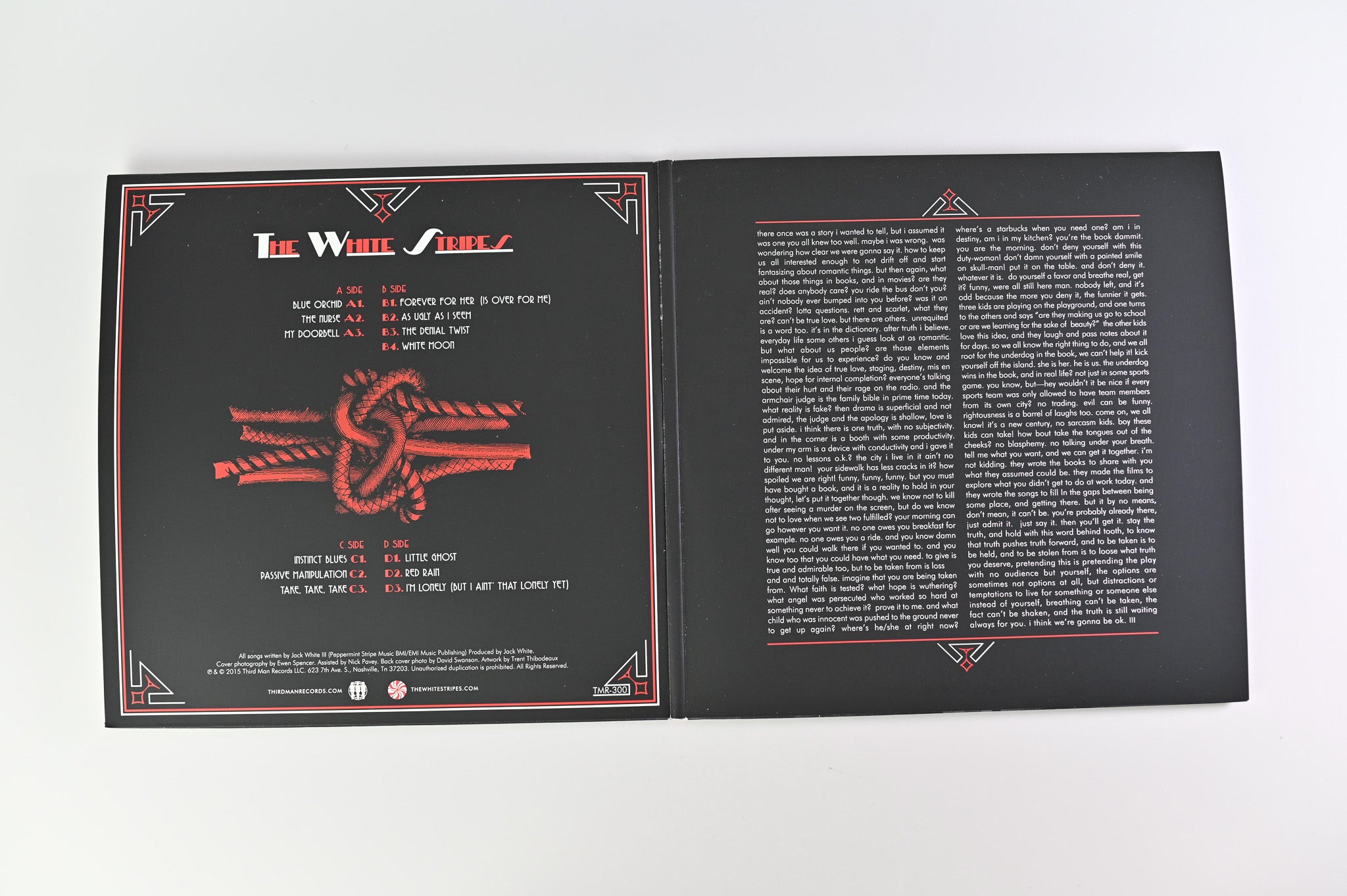 The White Stripes - Get Behind Me Satan on Third Man RSD 2015 Ltd Red / White Vinyl Lenticular Cover Reissue