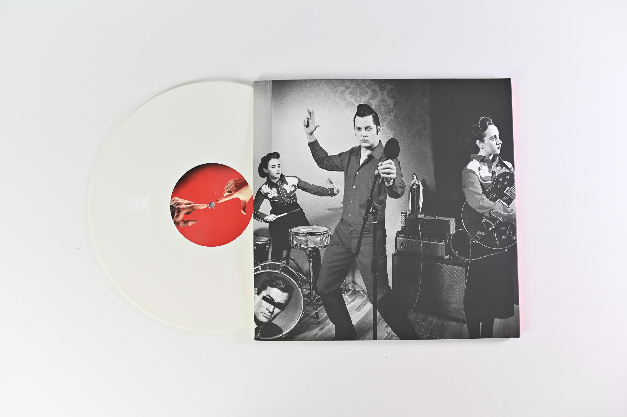 The White Stripes - Get Behind Me Satan on Third Man RSD 2015 Ltd Red / White Vinyl Lenticular Cover Reissue