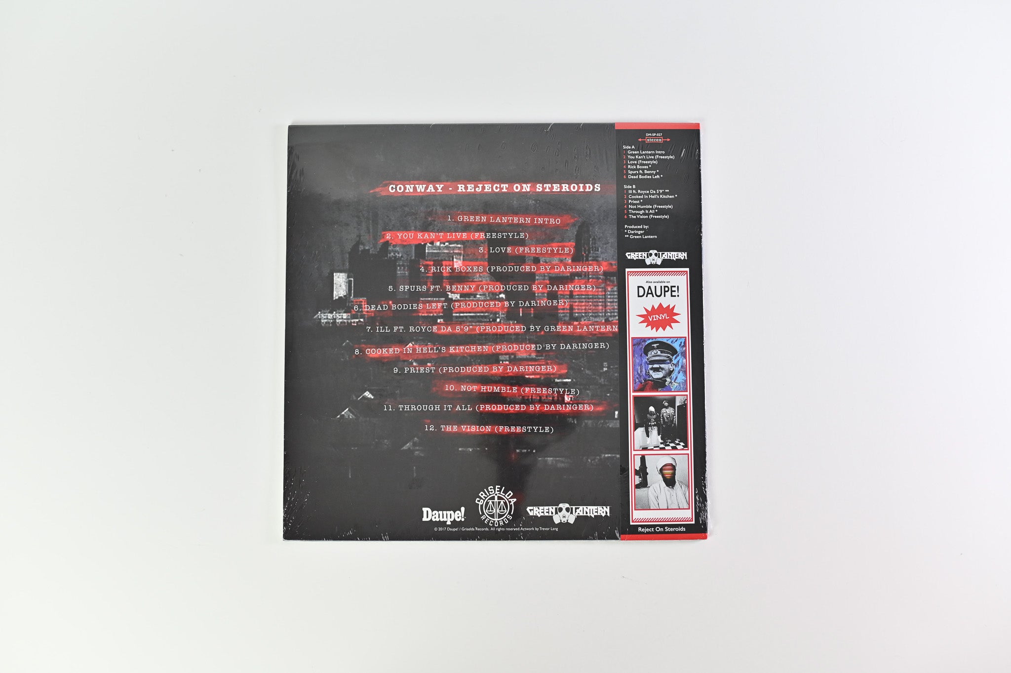 Conway - Reject On Steroids Unofficial Colored Vinyl Sealed