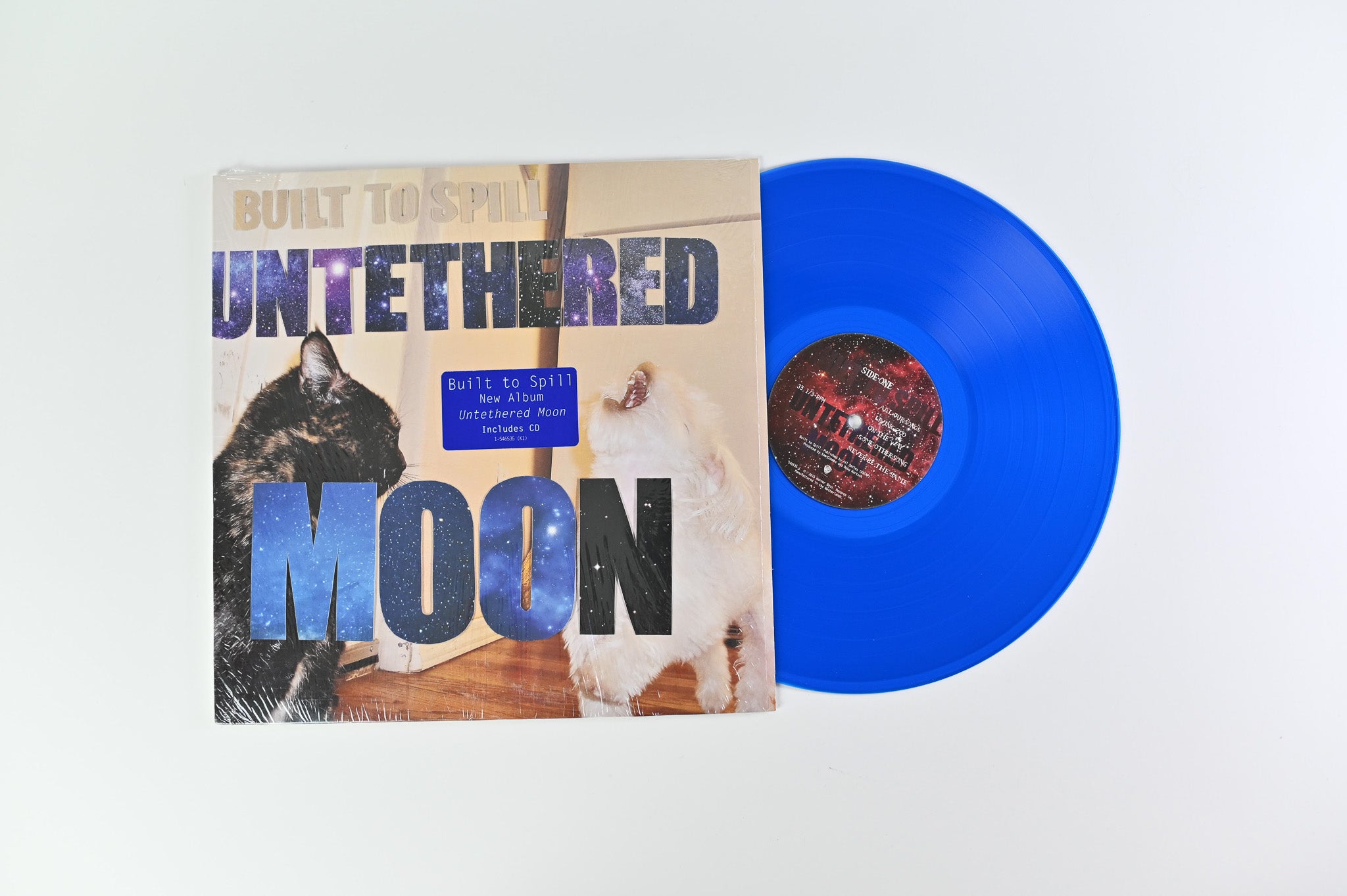 Built To Spill - Untethered Moon on Warner Bros Ltd Transparent Blue