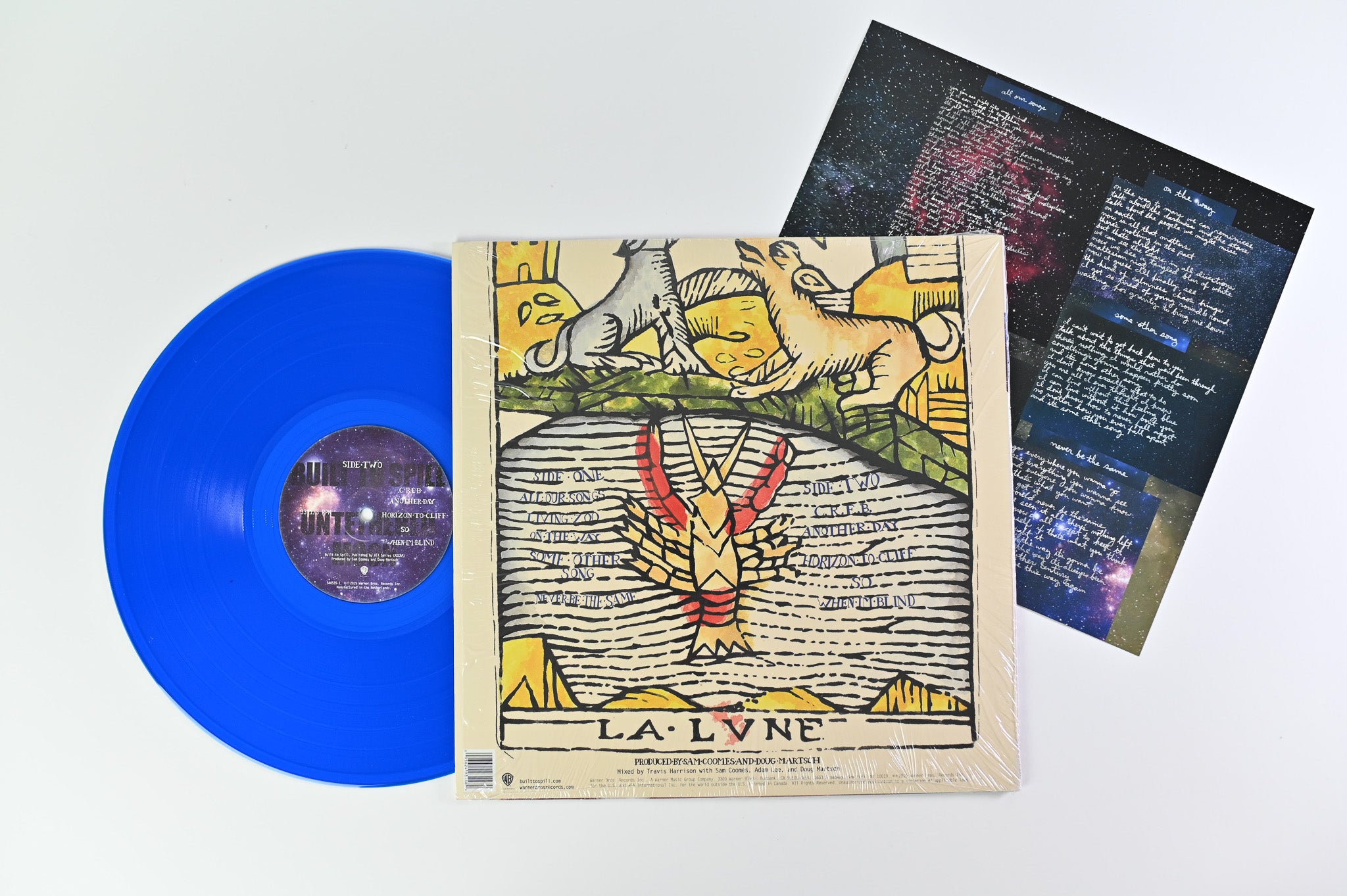 Built To Spill - Untethered Moon on Warner Bros Ltd Transparent Blue