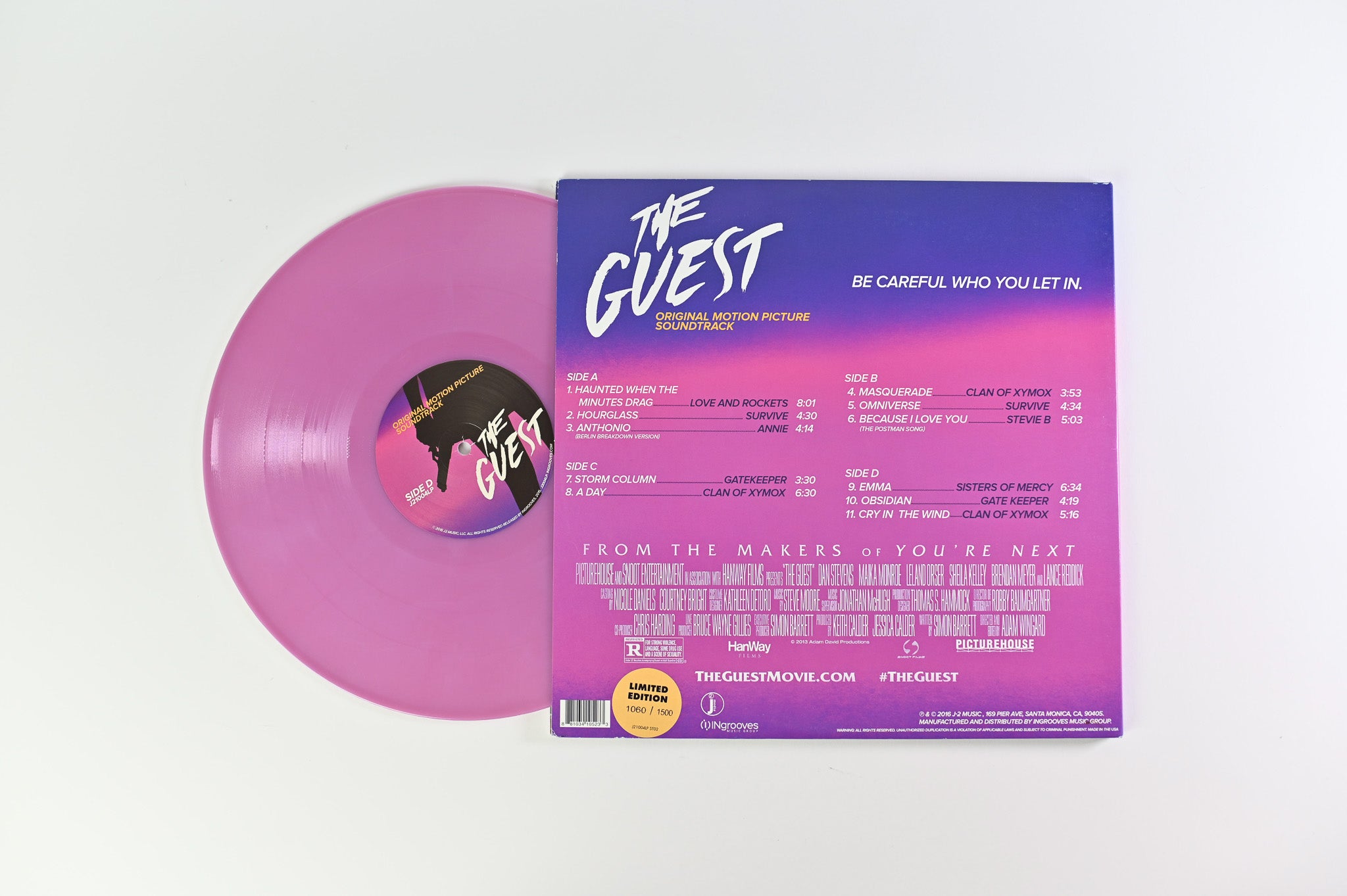 Various - The Guest (Original Motion Picture Soundtrack) on J-2 Music