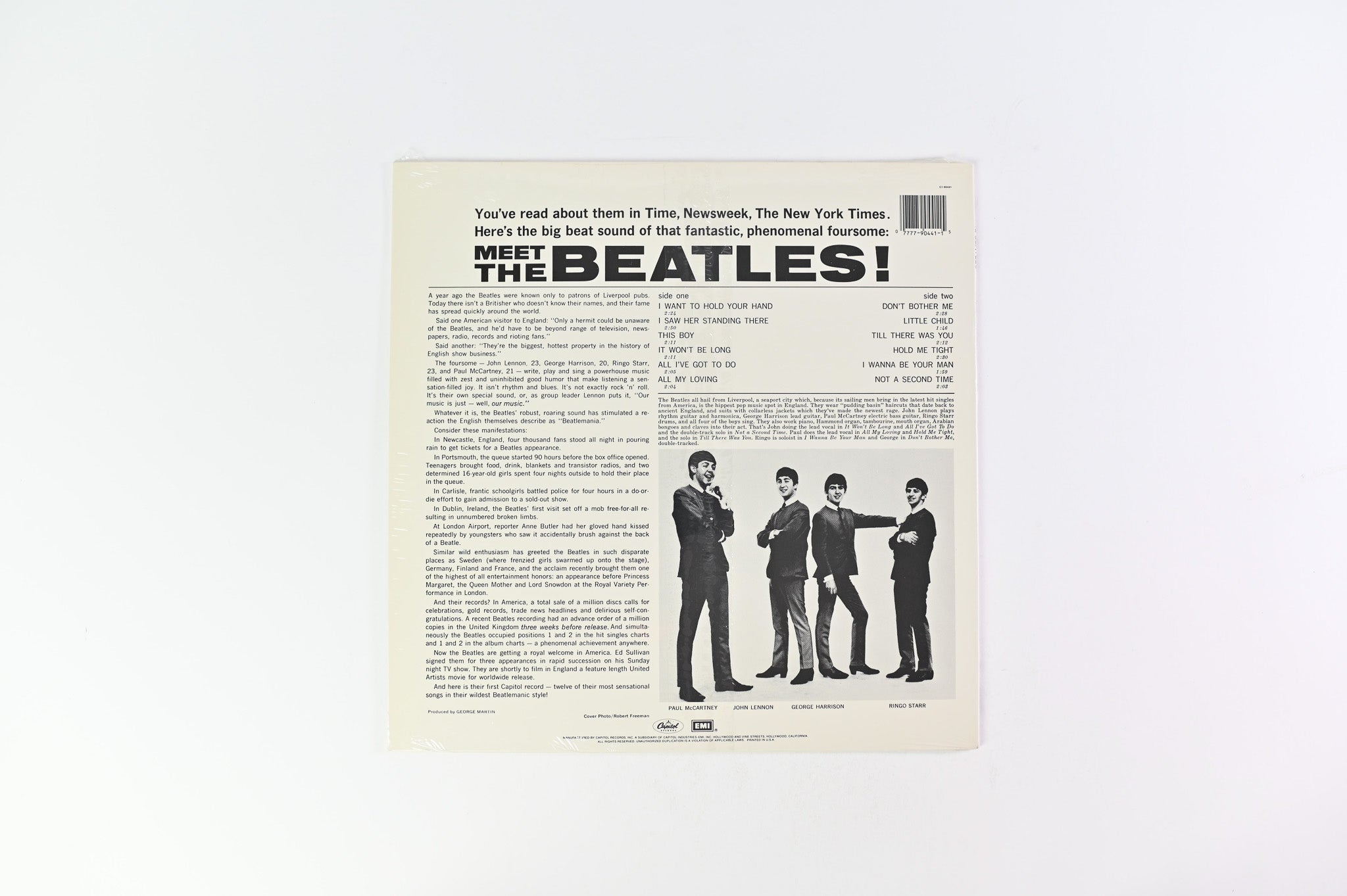The Beatles - Meet The Beatles! on Capitol Purple Label Reissue Sealed