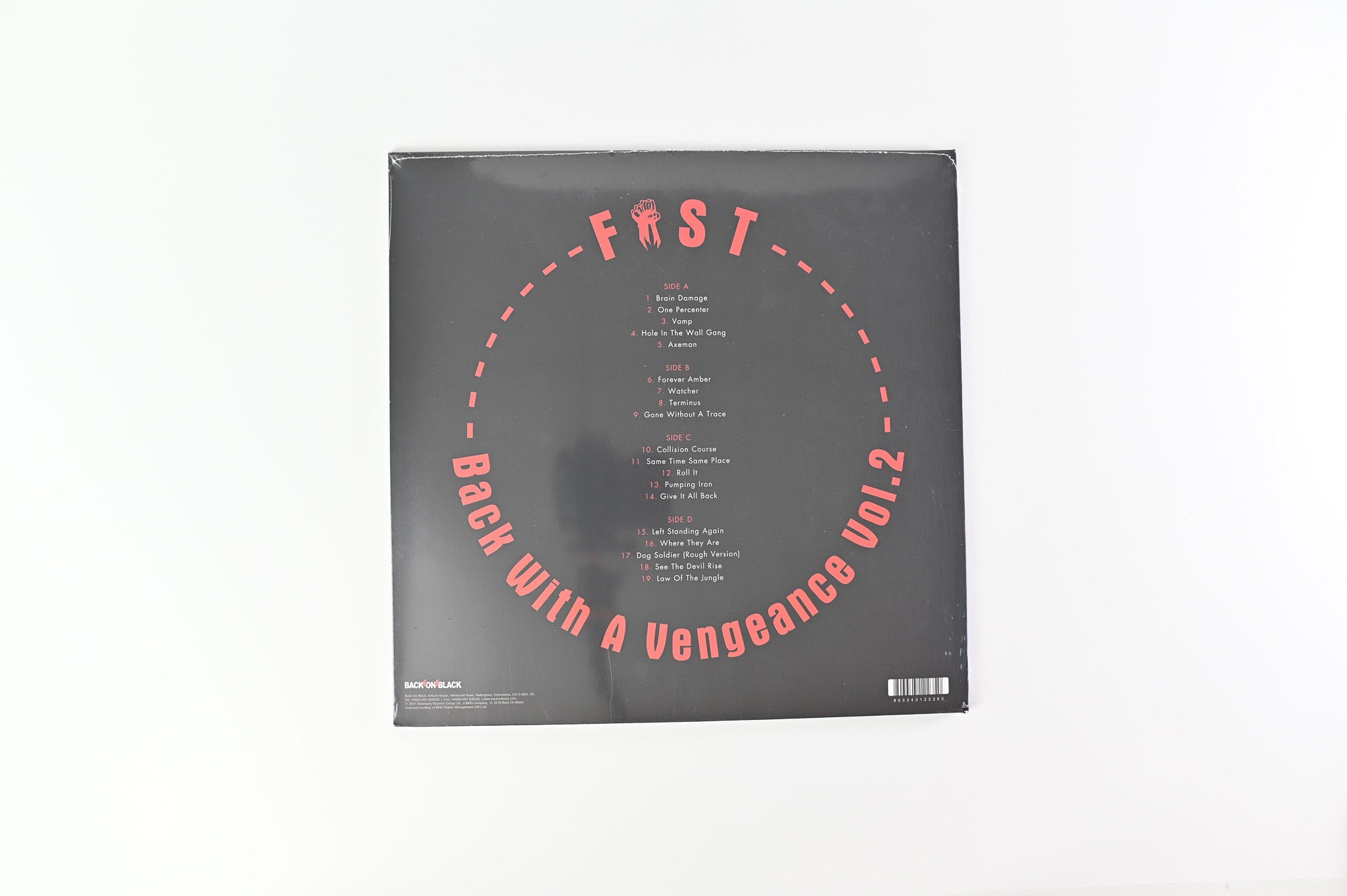 Fist - Back With A Vengeance Vol. 2 on Back On Black - Red Vinyl Sealed