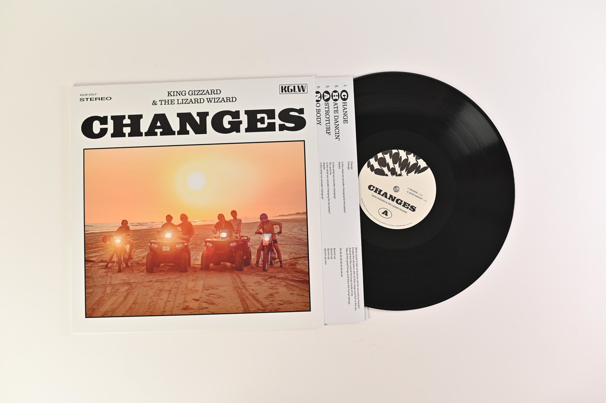 King Gizzard And The Lizard Wizard - Changes on KGLW Ltd Exploding Sun Edition Beach Cover