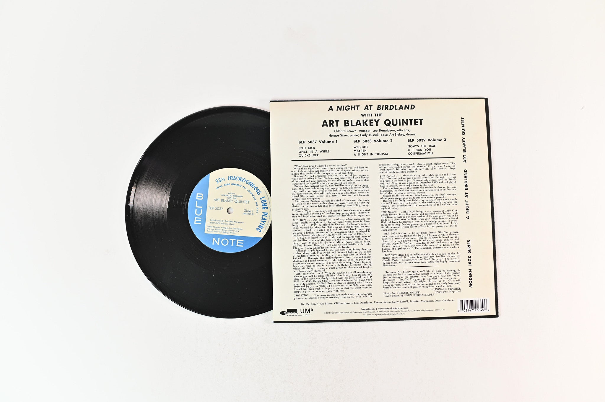 Art Blakey Quintet - A Night At Birdland, Volume 1 on Blue Note