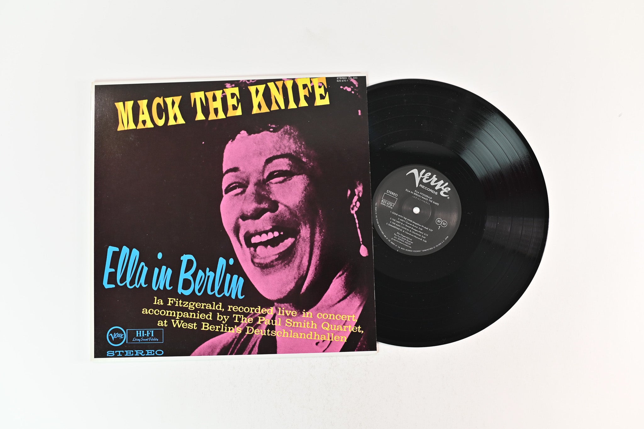 Ella Fitzgerald - Mack The Knife - Ella In Berlin on Verve Records Japanese pressing
