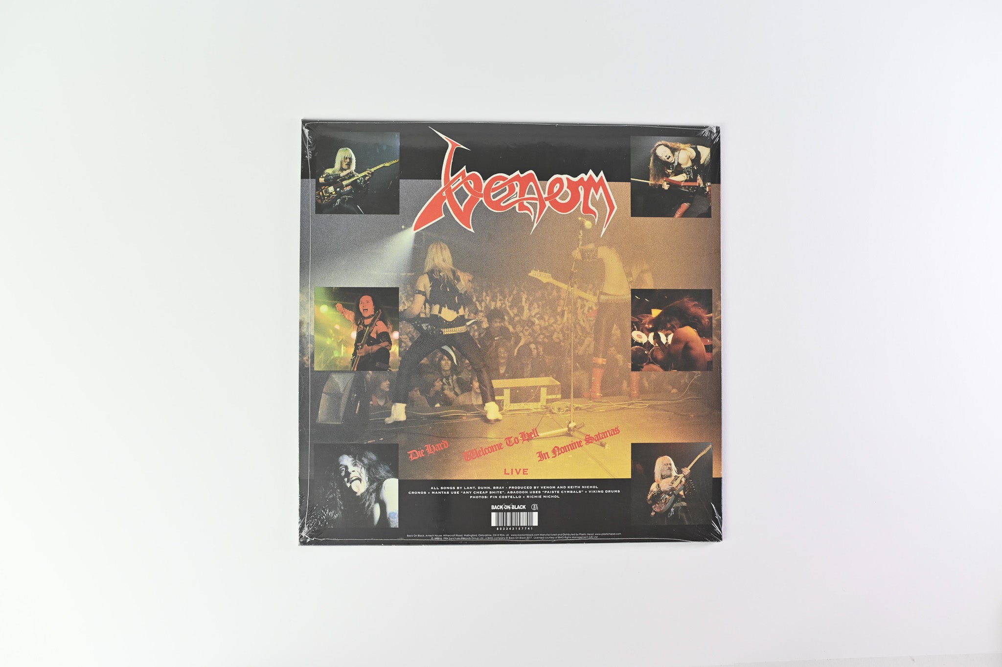 Venom - Canadian Assault on Back On Black - Red With White Splatter Vinyl