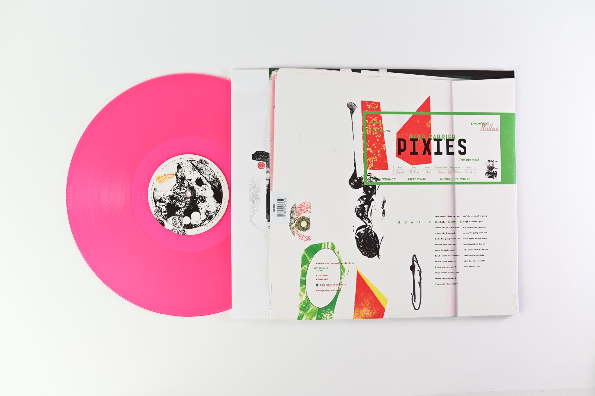 Pixies - Head Carrier on Pixies Music - Pink Vinyl