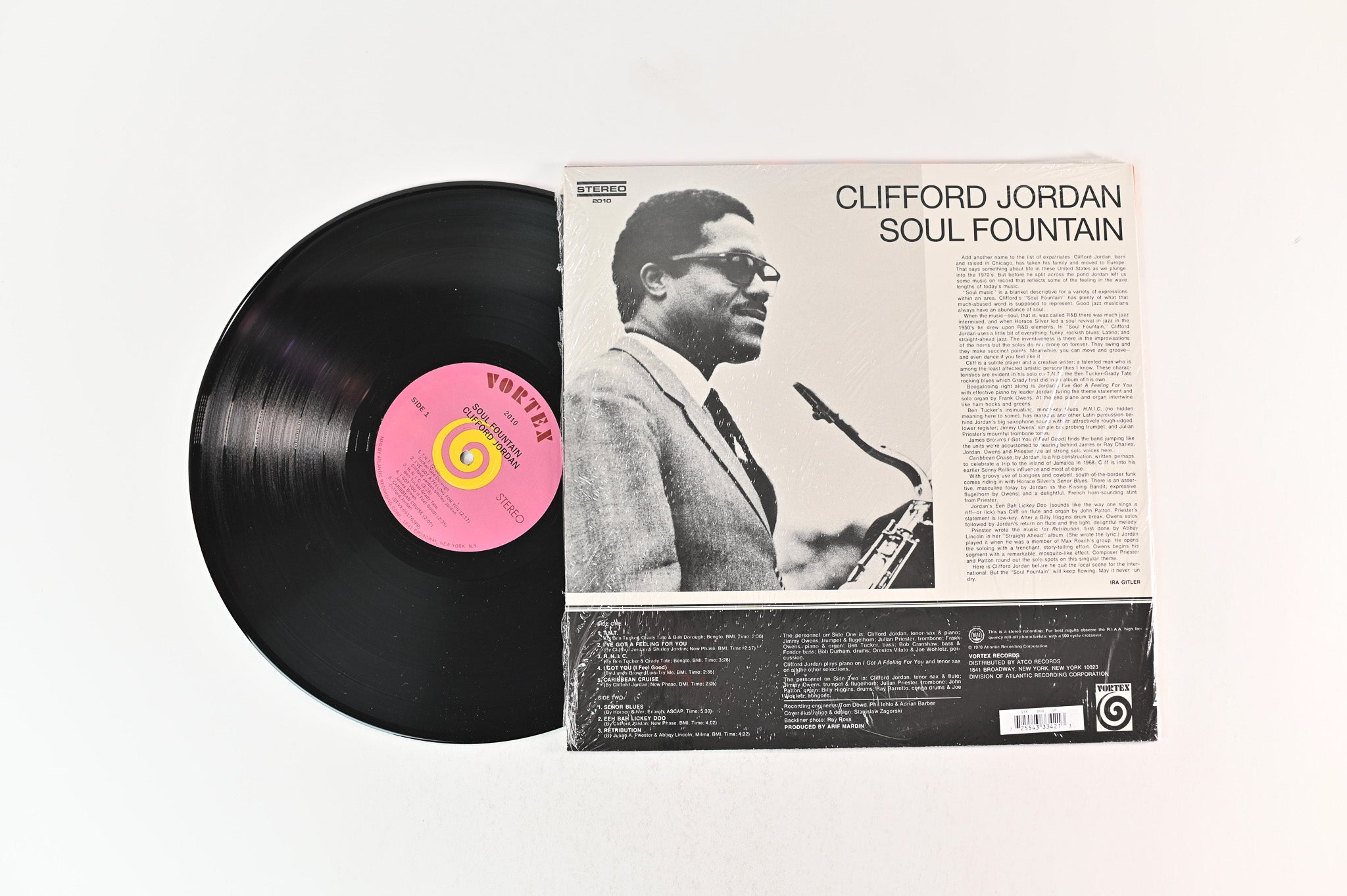 Clifford Jordan - Soul Fountain on Vortex Records Reissue