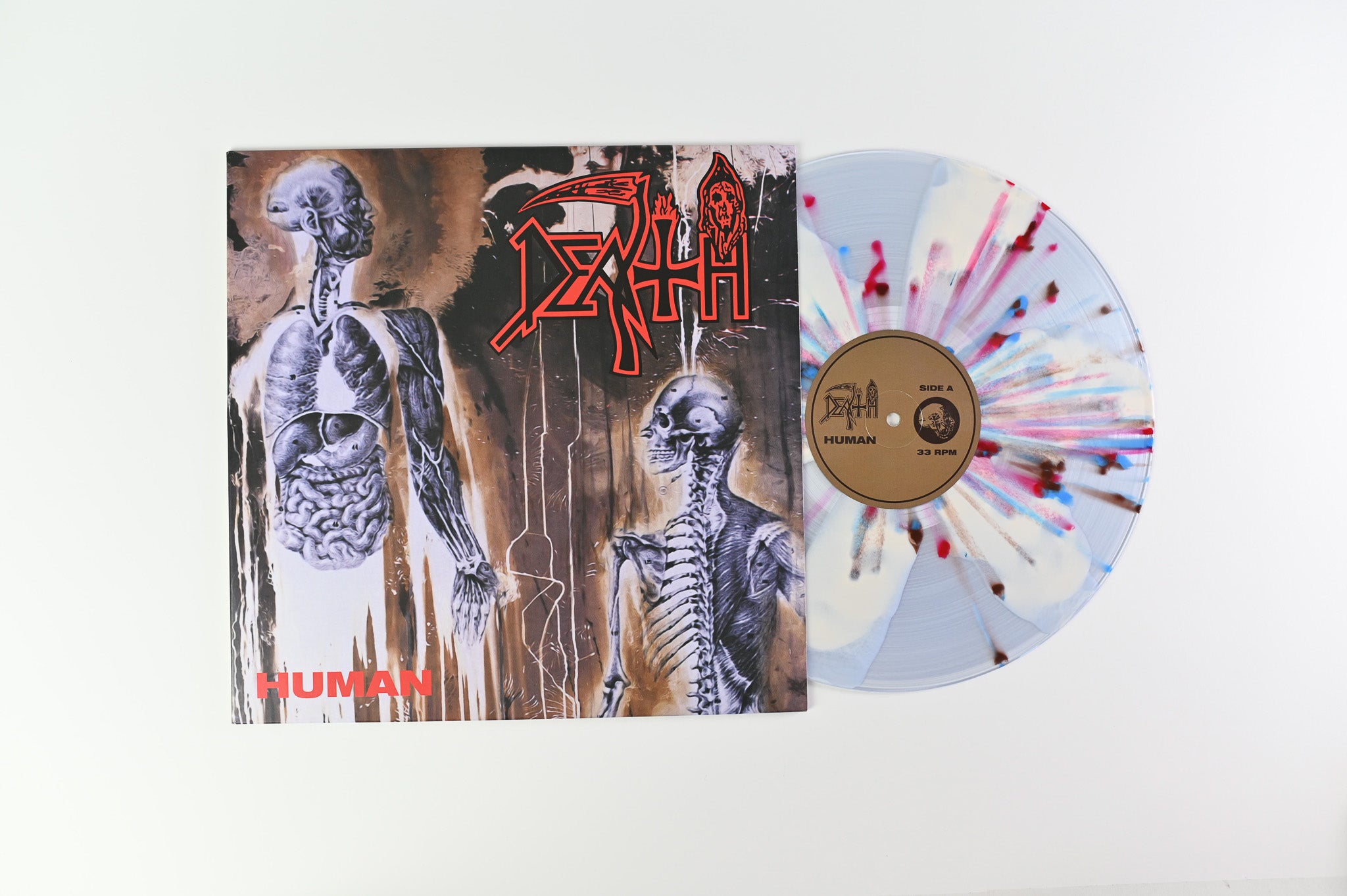 Death - Human on Relapse Records - Splatter Vinyl