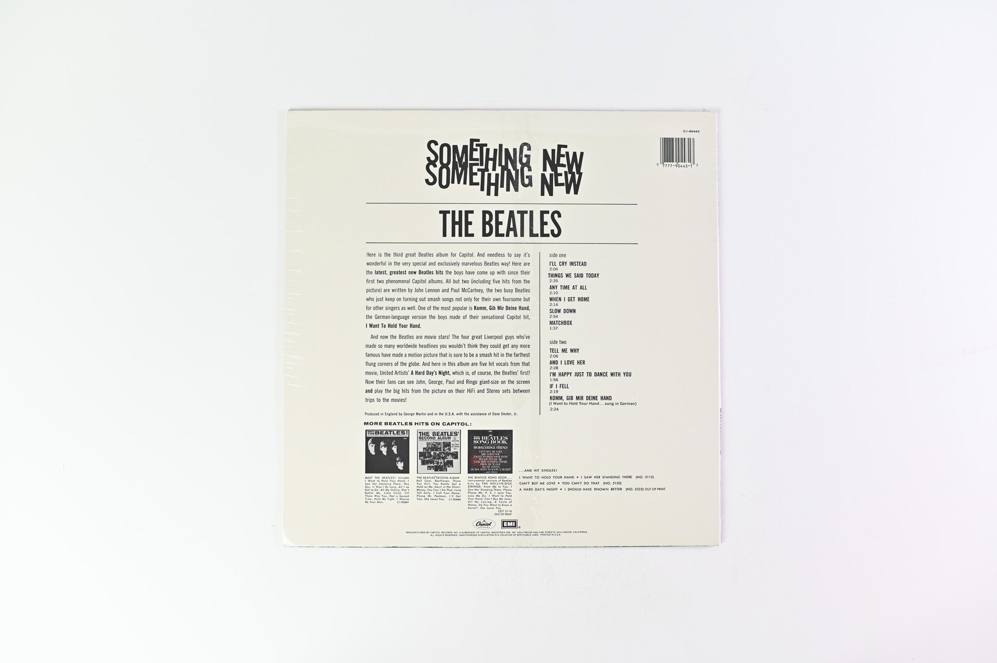 The Beatles - Something New on Capitol 1988 Purple Label Reissue Sealed