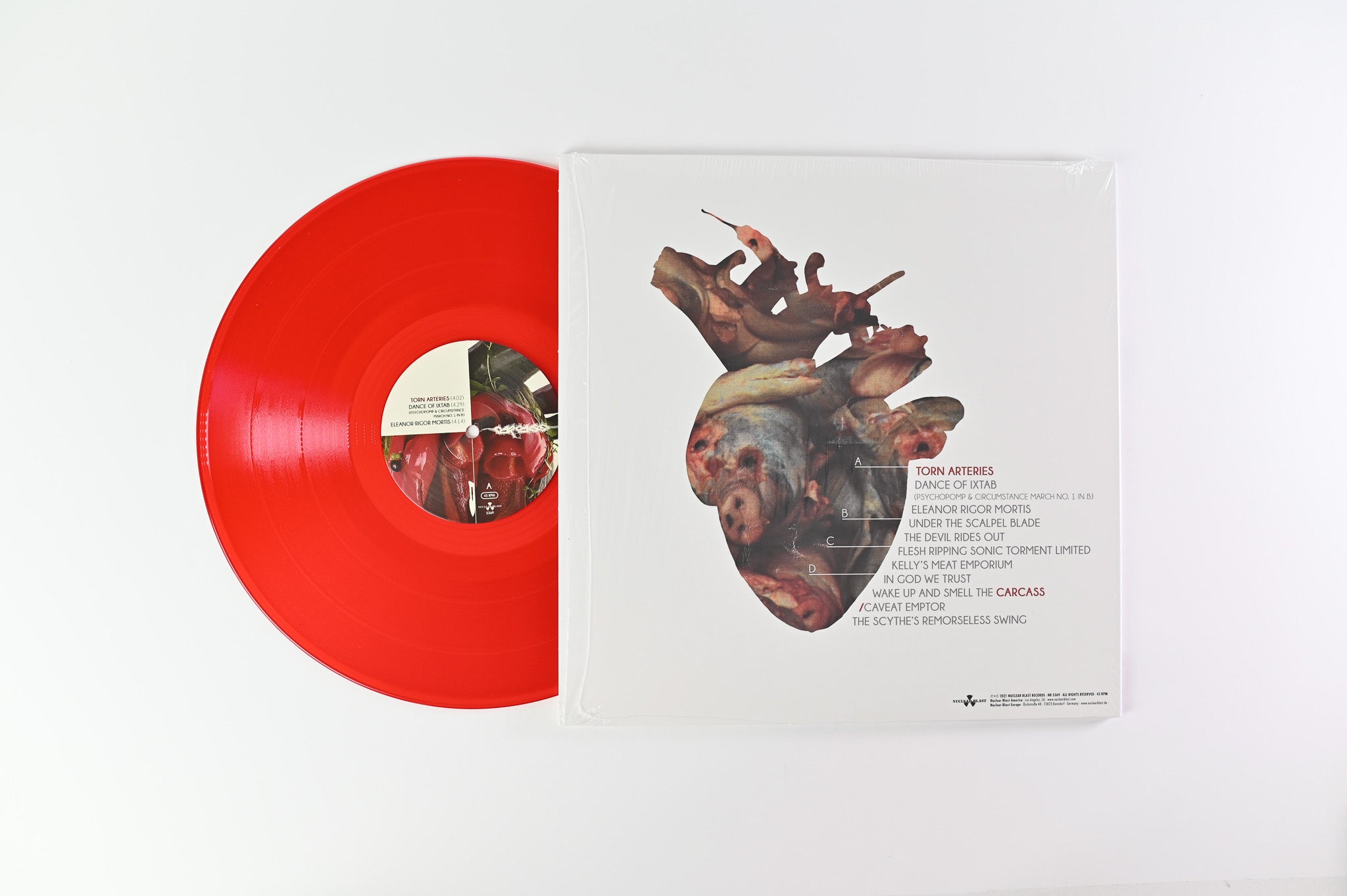 Carcass - Torn Arteries on Nuclear Blast - Red Vinyl
