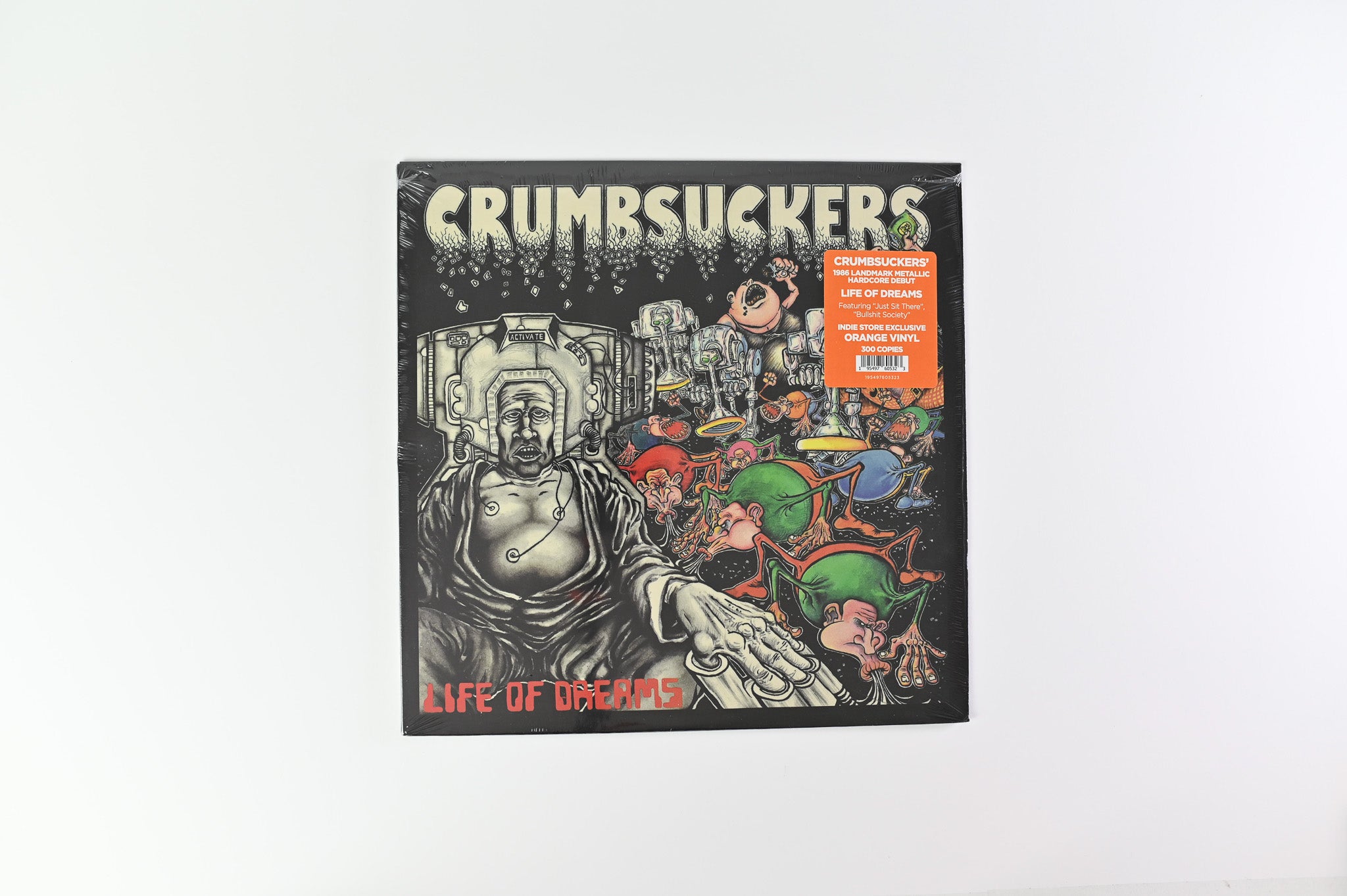 Crumbsuckers - Life Of Dreams on Combat Core / Century Media - Orange Vinyl Sealed